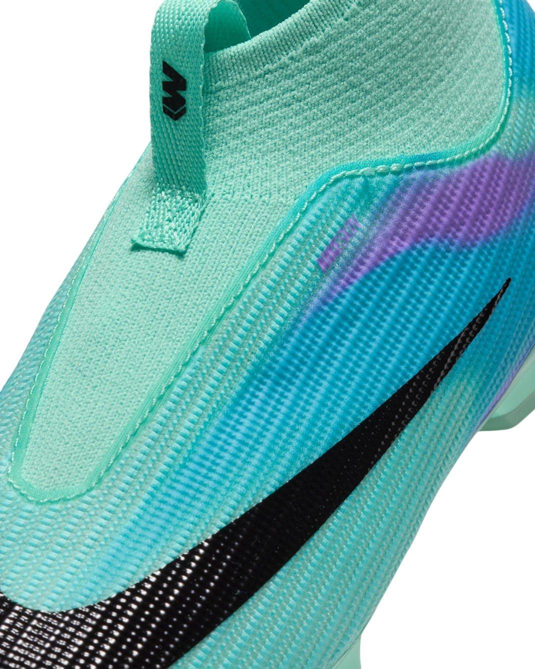 Nike Mercurial Superfly 11 Academy MG "Green Glow/Black" Preschool Kids' Soccer Cleat - GREEN/BLACK