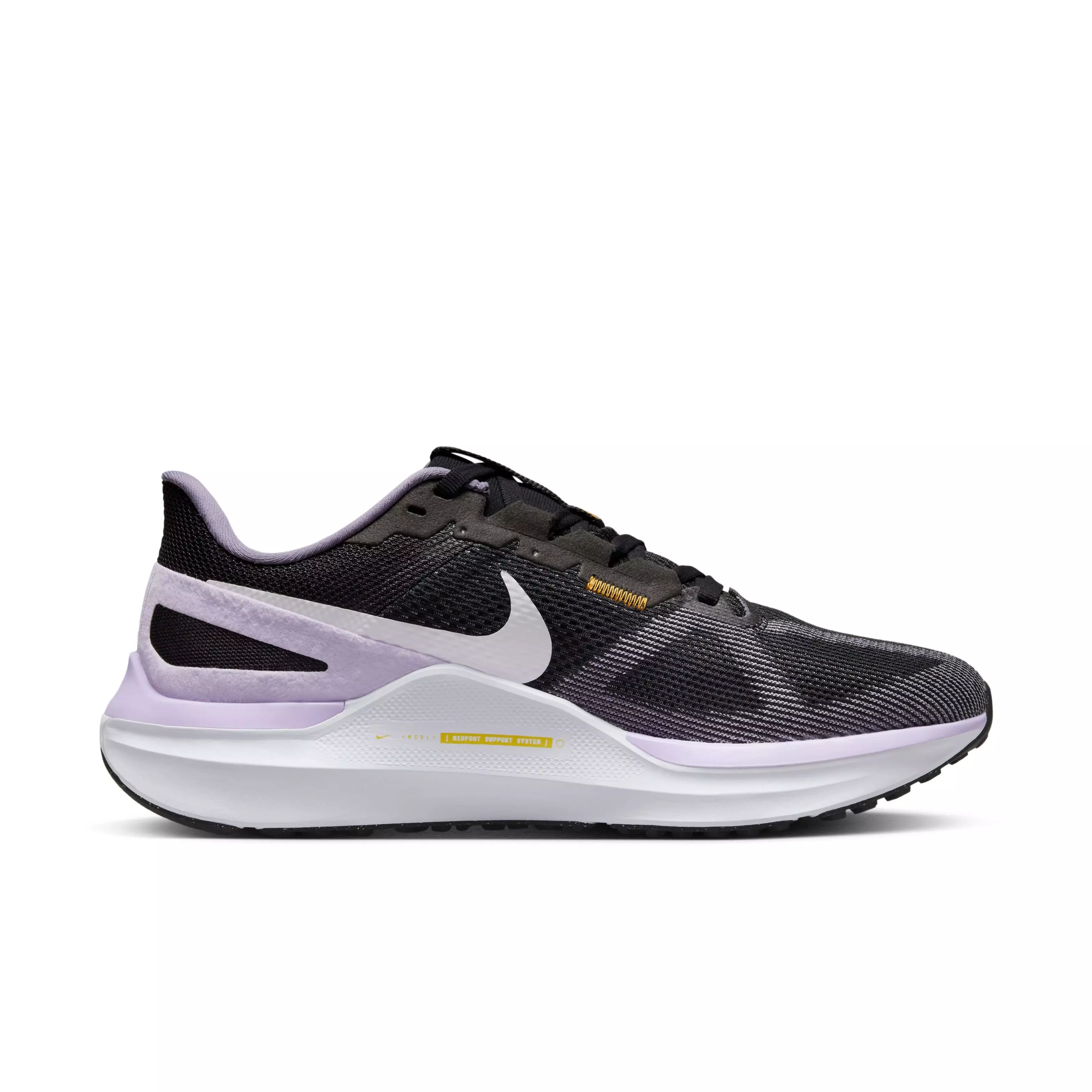 Nike Structure 25 "Black/Daybreak/Lilac Bloom/White" Women's Running Shoe - BLACK