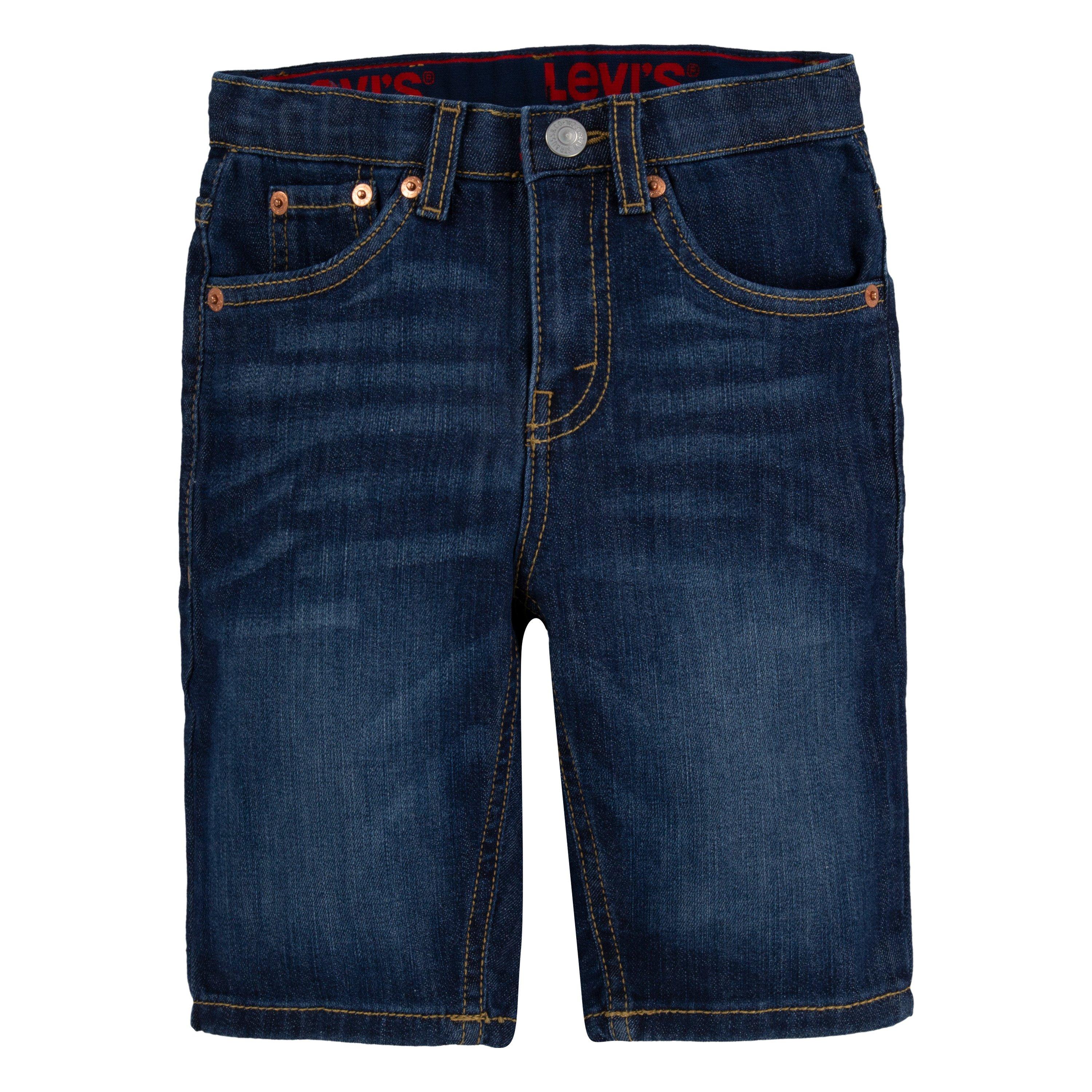 Levi's Performance 511 Slim Fit Medium Wash Little Boys' Highlands Denim Shorts - BLUE Thumbnail View 7
