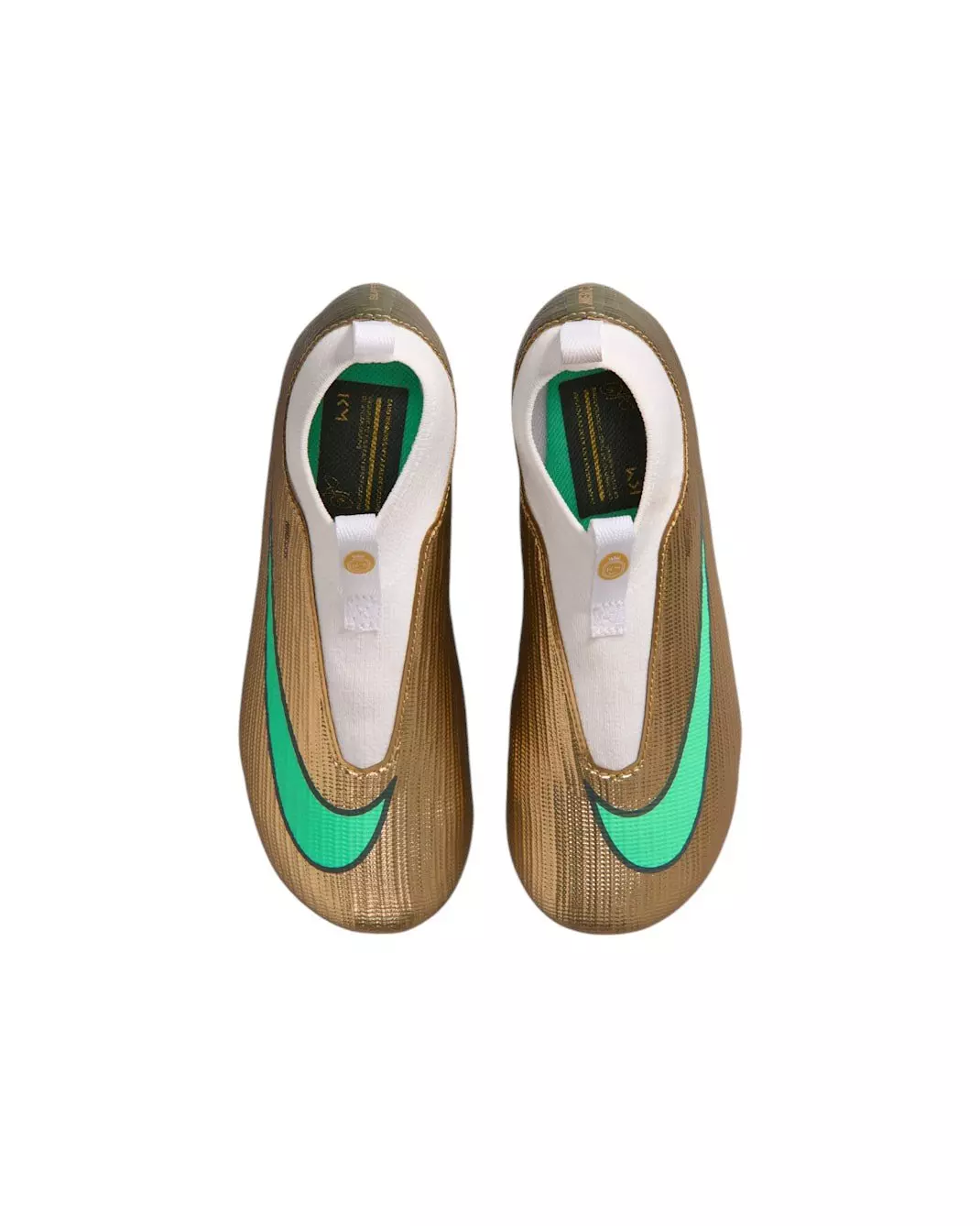 Nike Mercurial Superfly 11 Academy MG "Metallic Gold/Green Glow" Preschool Kids' Soccer Cleat - GOLD/GREEN