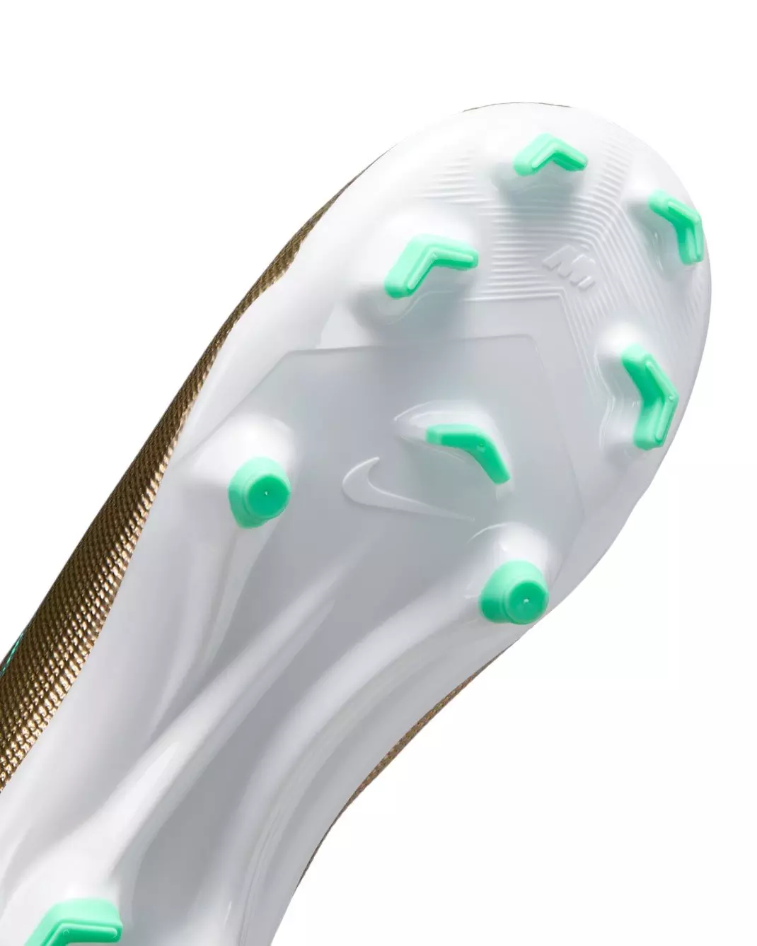 Nike Mercurial Superfly 11 Academy MG "Metallic Gold/Green Glow" Preschool Kids' Soccer Cleat - GOLD/GREEN