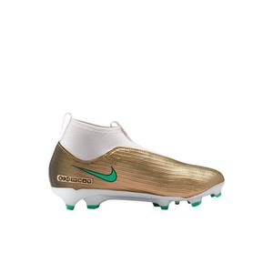 Nike Mercurial Superfly 11 Academy MG "Metallic Gold/Green Glow" Preschool Kids' Soccer Cleat - GOLD/GREEN