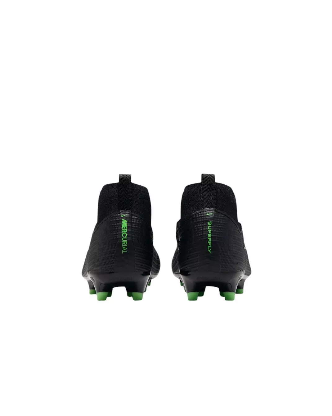 Nike Mercurial Superfly 11 Academy MG "Black/Black/Illusion Green" Preschool Kids' Soccer Cleat - BLACK/BLACK/GREEN
