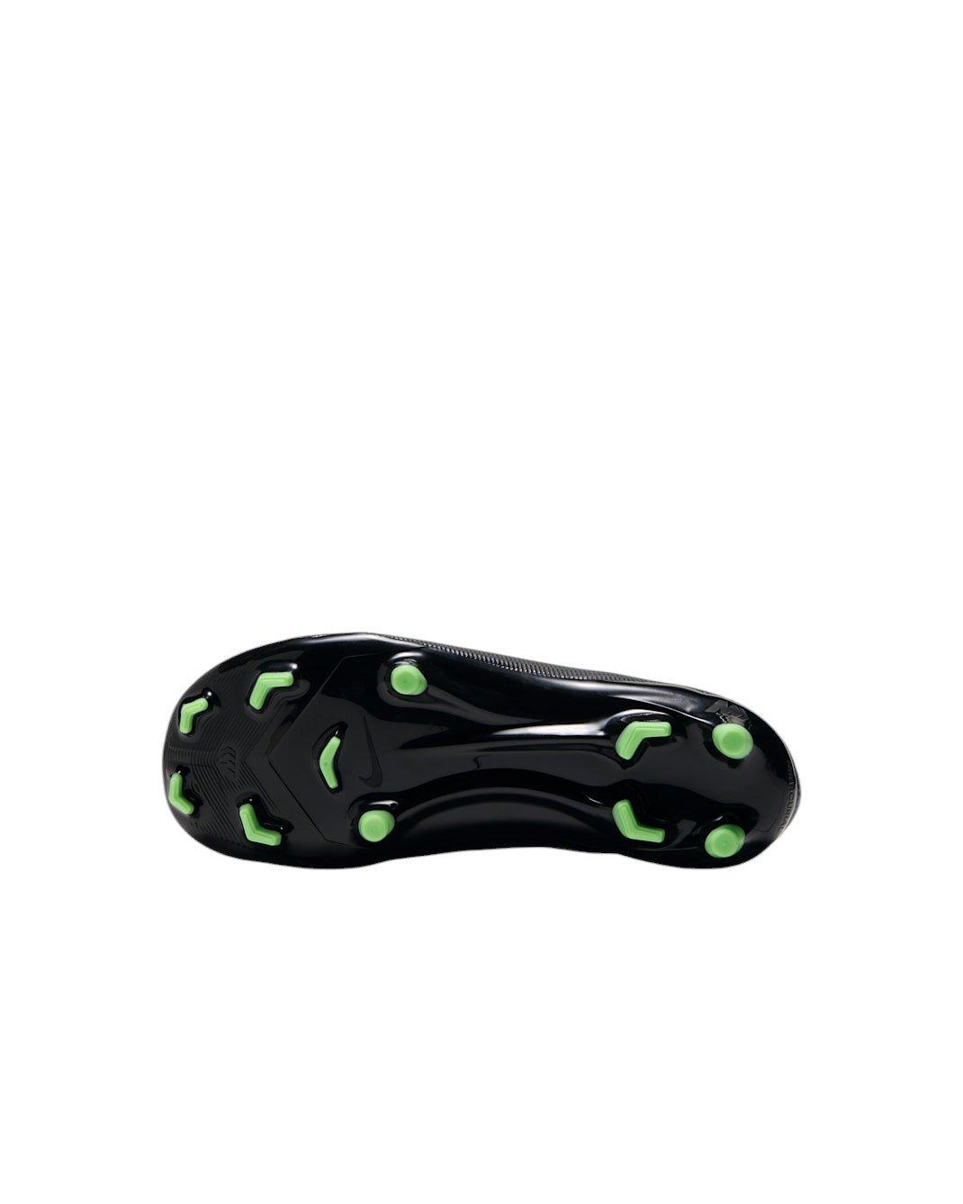 Nike Mercurial Superfly 11 Academy MG "Black/Black/Illusion Green" Preschool Kids' Soccer Cleat - BLACK/BLACK/GREEN