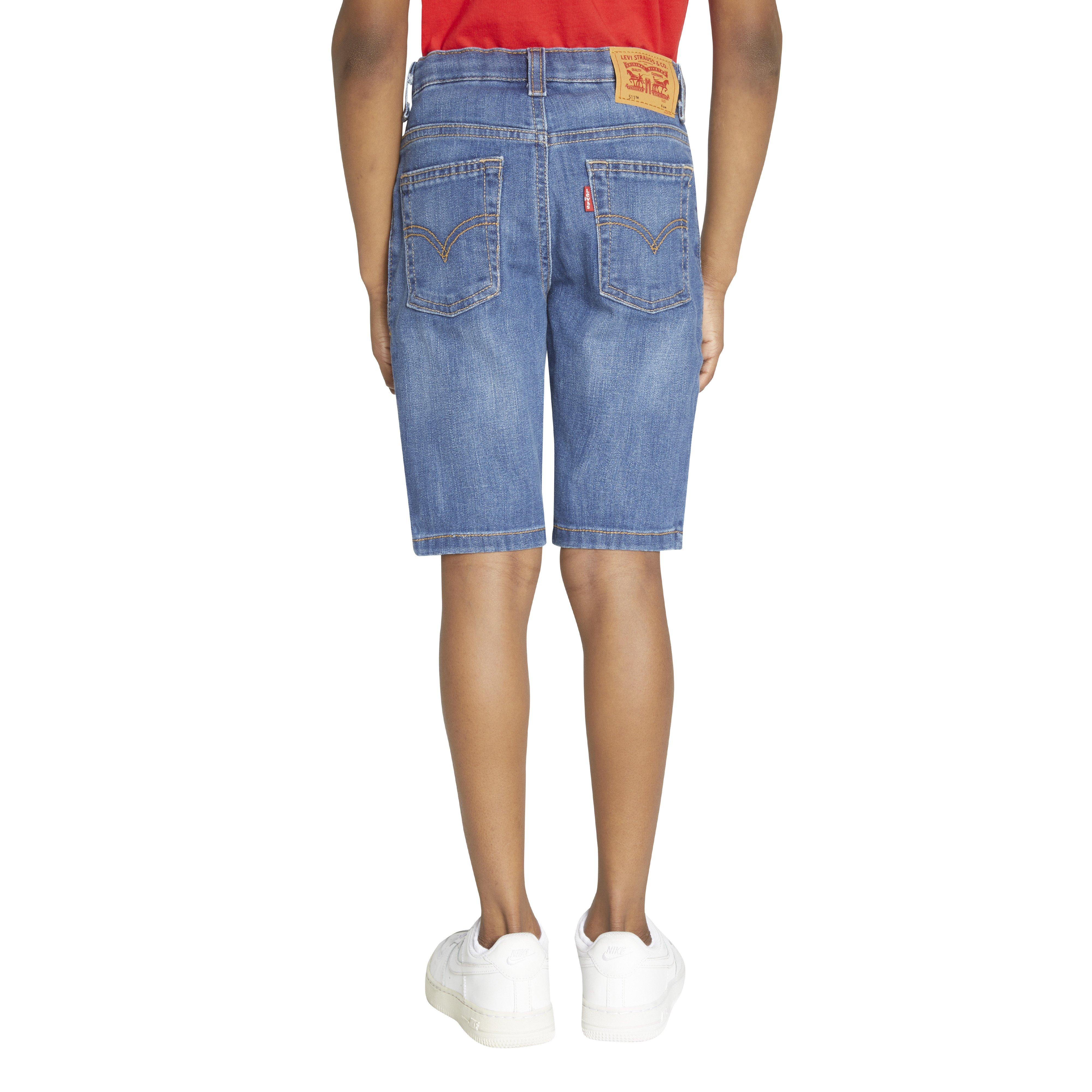Levi's Performance 511 Slim Fit Medium Wash Little Boys' Blown Away Denim Shorts
