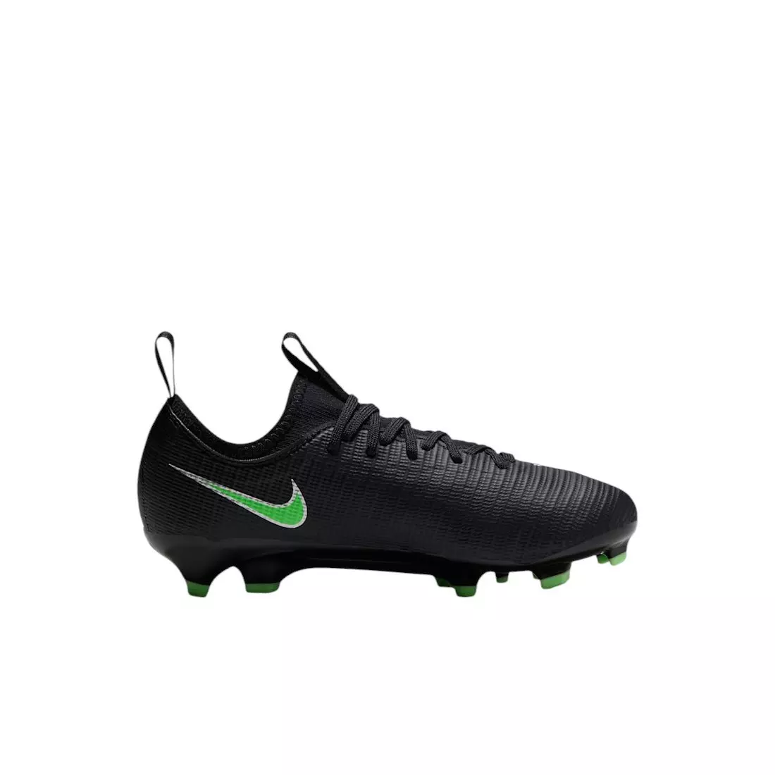 Nike Mercurial Vapor 17 Academy MG "Black/Black/Illusion Green" Preschool Kids' Soccer Cleat - BLACK/BLACK/GREEN