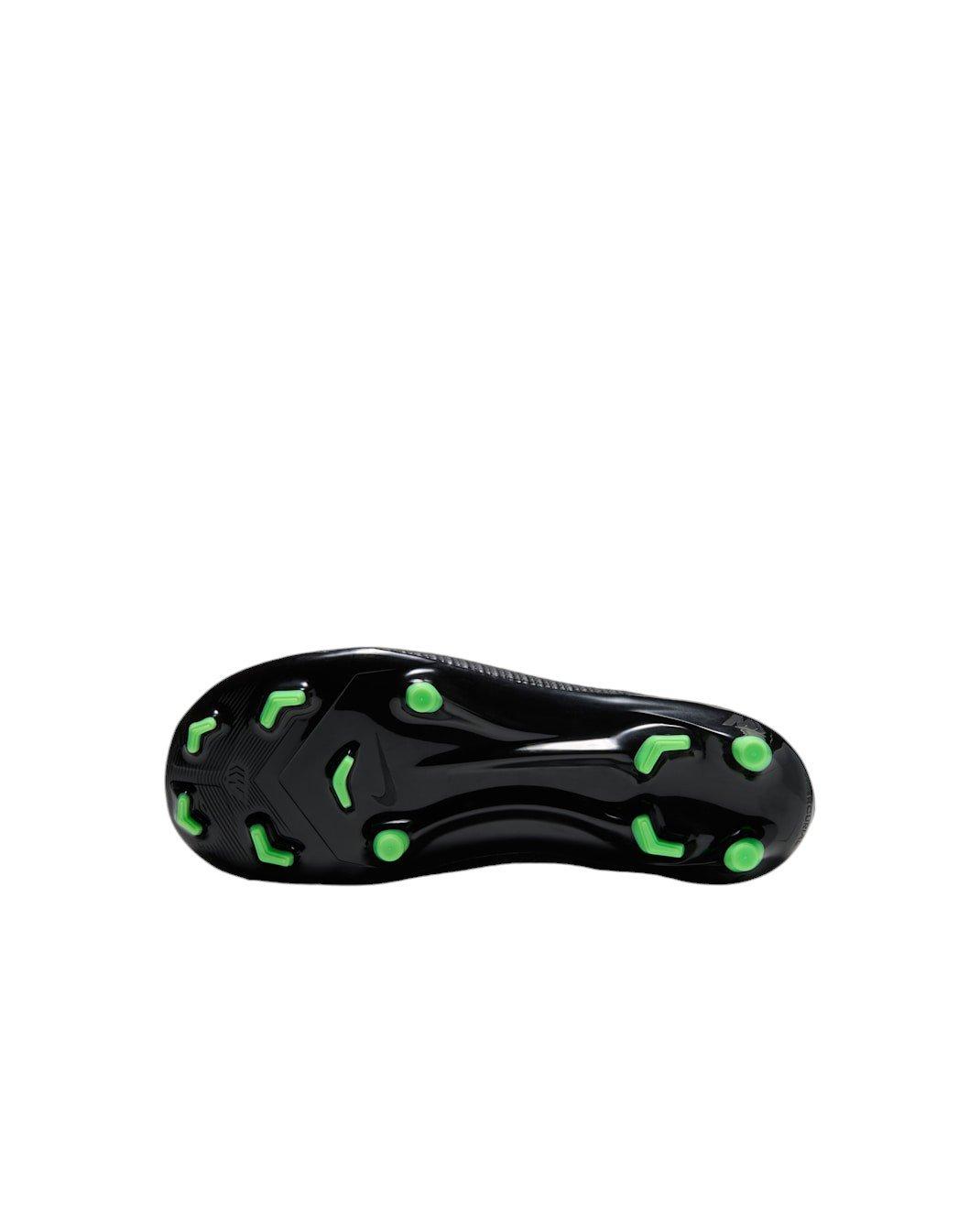 Nike Mercurial Vapor 17 Academy MG "Black/Black/Illusion Green" Preschool Kids' Soccer Cleat - BLACK/BLACK/GREEN