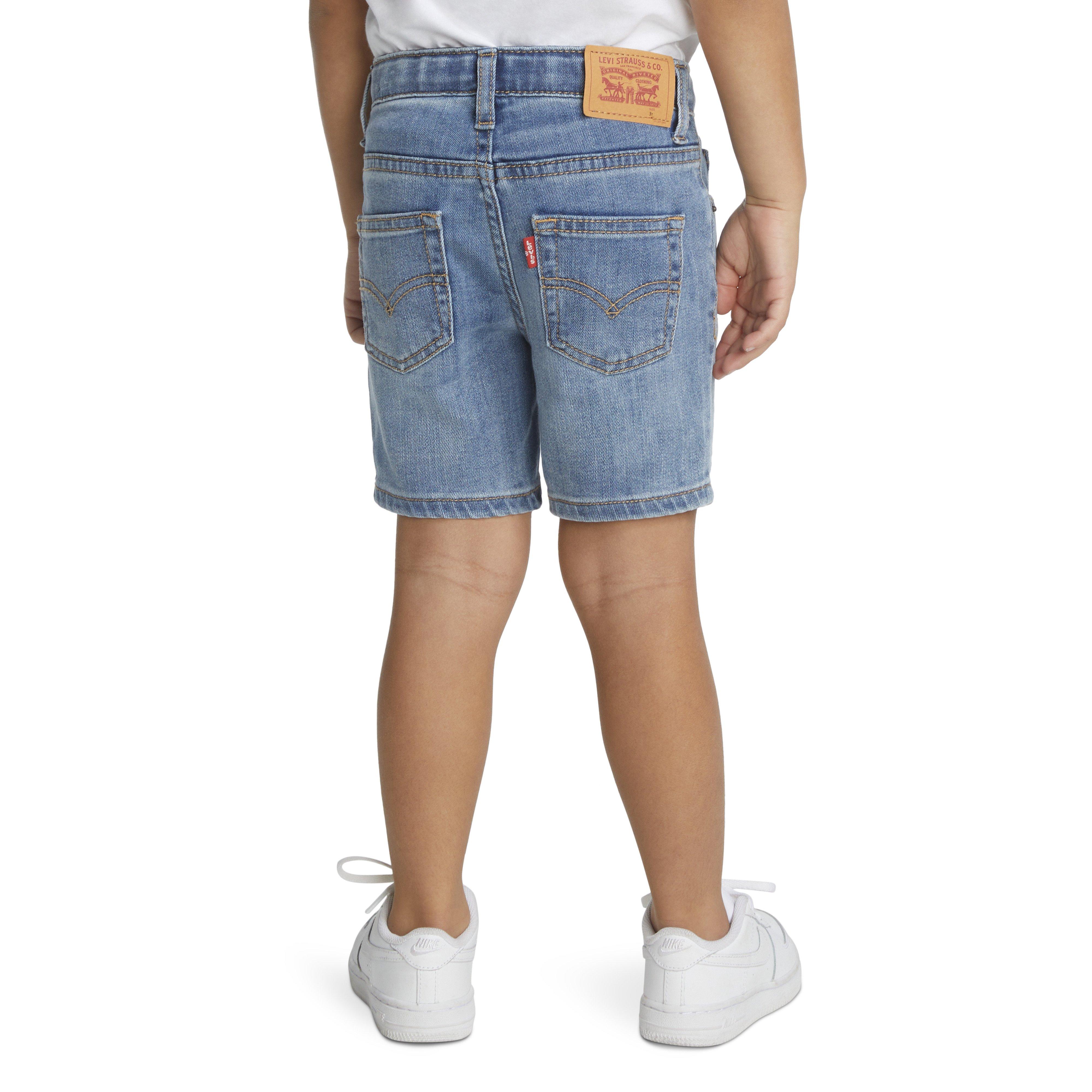 Levi's Toddler Boys' Performance 511 Slim Fit Lt Wash Lt Blue Denim Shorts - LT BLUE Thumbnail View 2