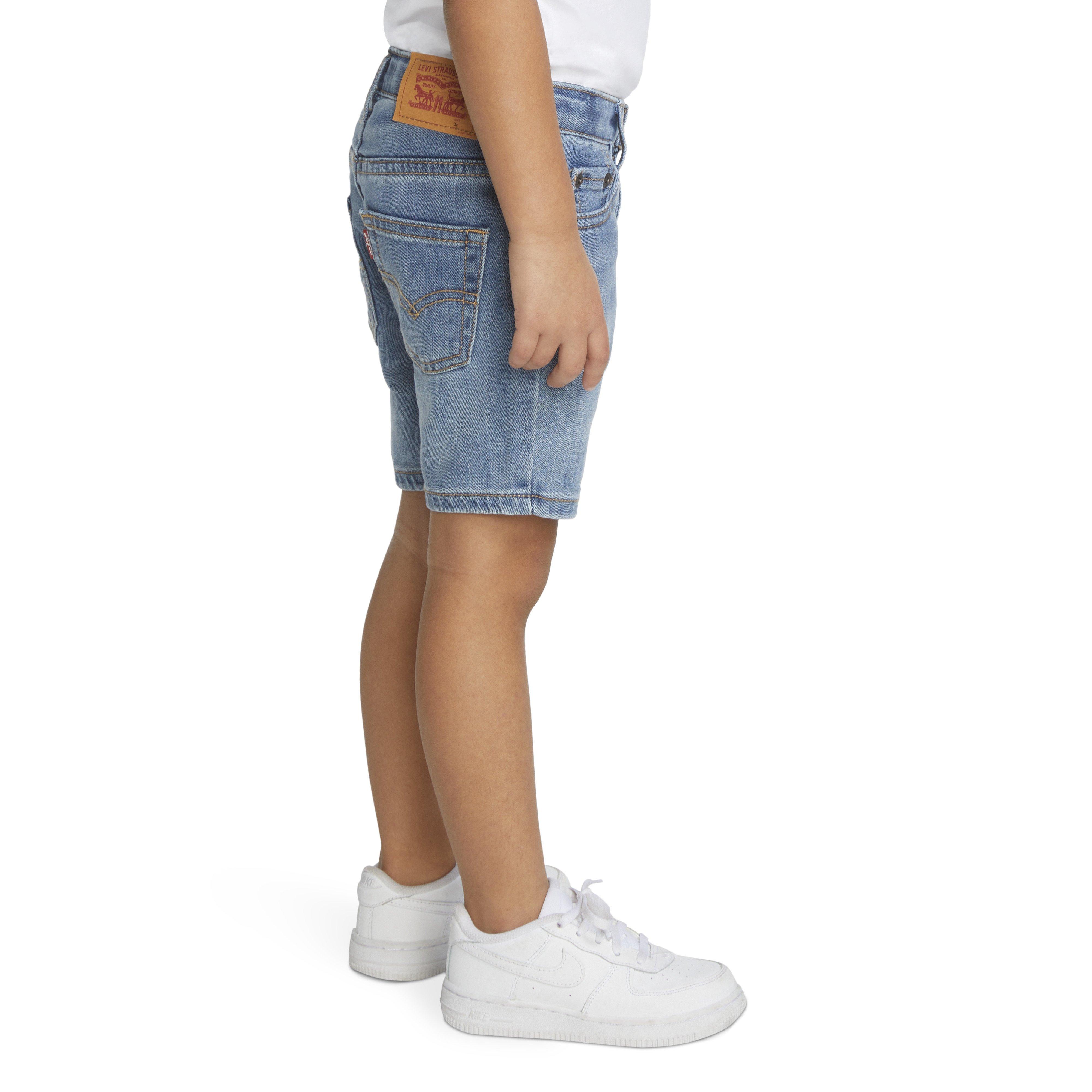 Levi's Toddler Boys' Performance 511 Slim Fit Lt Wash Lt Blue Denim Shorts - LT BLUE Thumbnail View 3