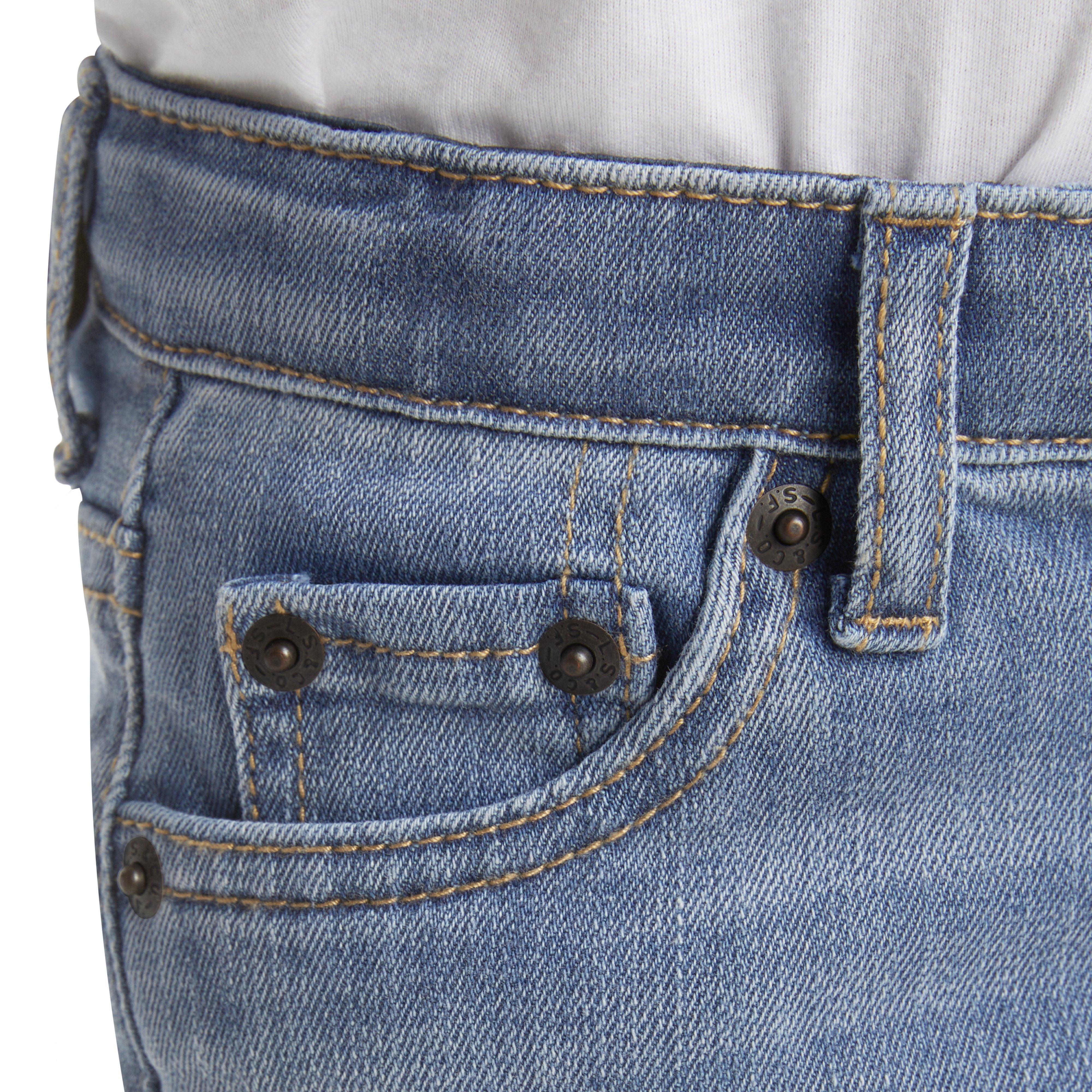Levi's Toddler Boys' Performance 511 Slim Fit Lt Wash Lt Blue Denim Shorts - LT BLUE Thumbnail View 5