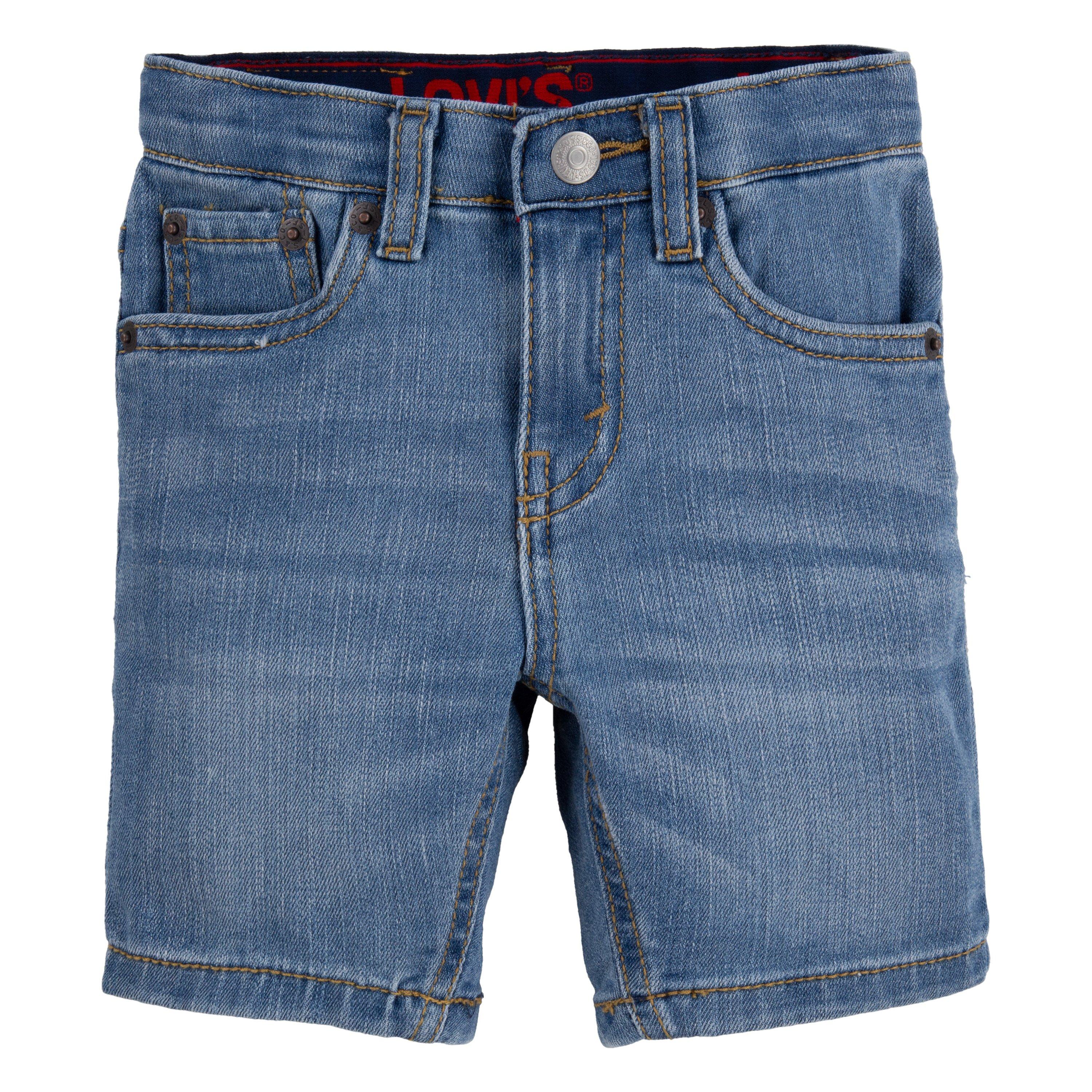 Levi's Toddler Boys' Performance 511 Slim Fit Lt Wash Lt Blue Denim Shorts - LT BLUE Thumbnail View 8
