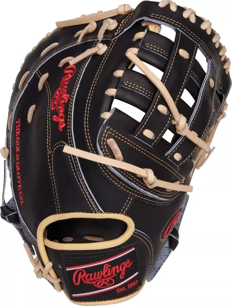 Rawlings Heart of the Hide 12.5" 1st Base Baseball Mitt LHT - BLACK