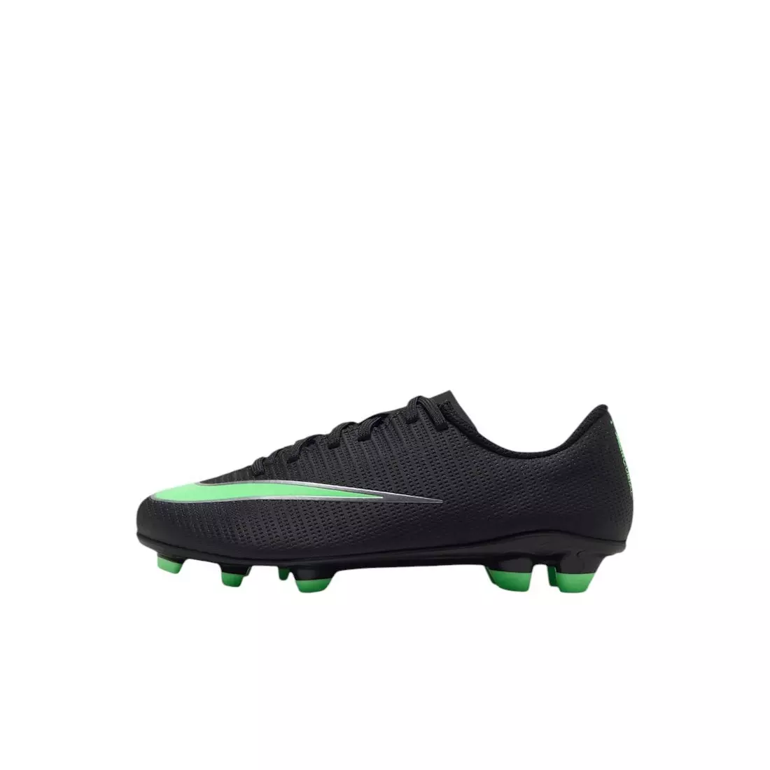 Nike Mercurial Vapor 17 Club MG "Black/Black/Illusion Green" Preschool Kids' Soccer Cleat - BLACK/BLACK/GREEN