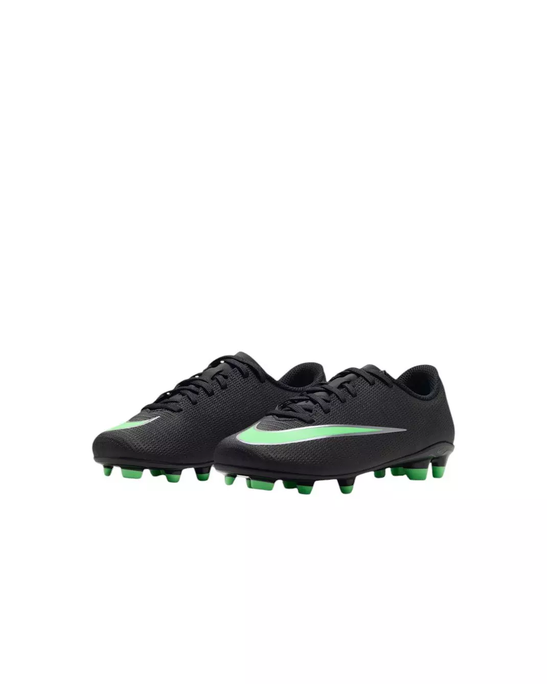 Nike Mercurial Vapor 17 Club MG "Black/Black/Illusion Green" Preschool Kids' Soccer Cleat - BLACK/BLACK/GREEN
