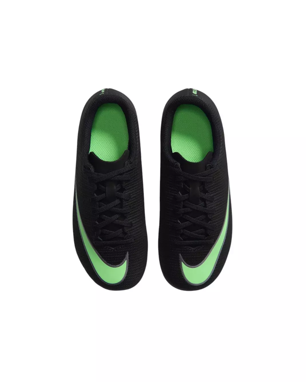 Nike Mercurial Vapor 17 Club MG "Black/Black/Illusion Green" Preschool Kids' Soccer Cleat - BLACK/BLACK/GREEN