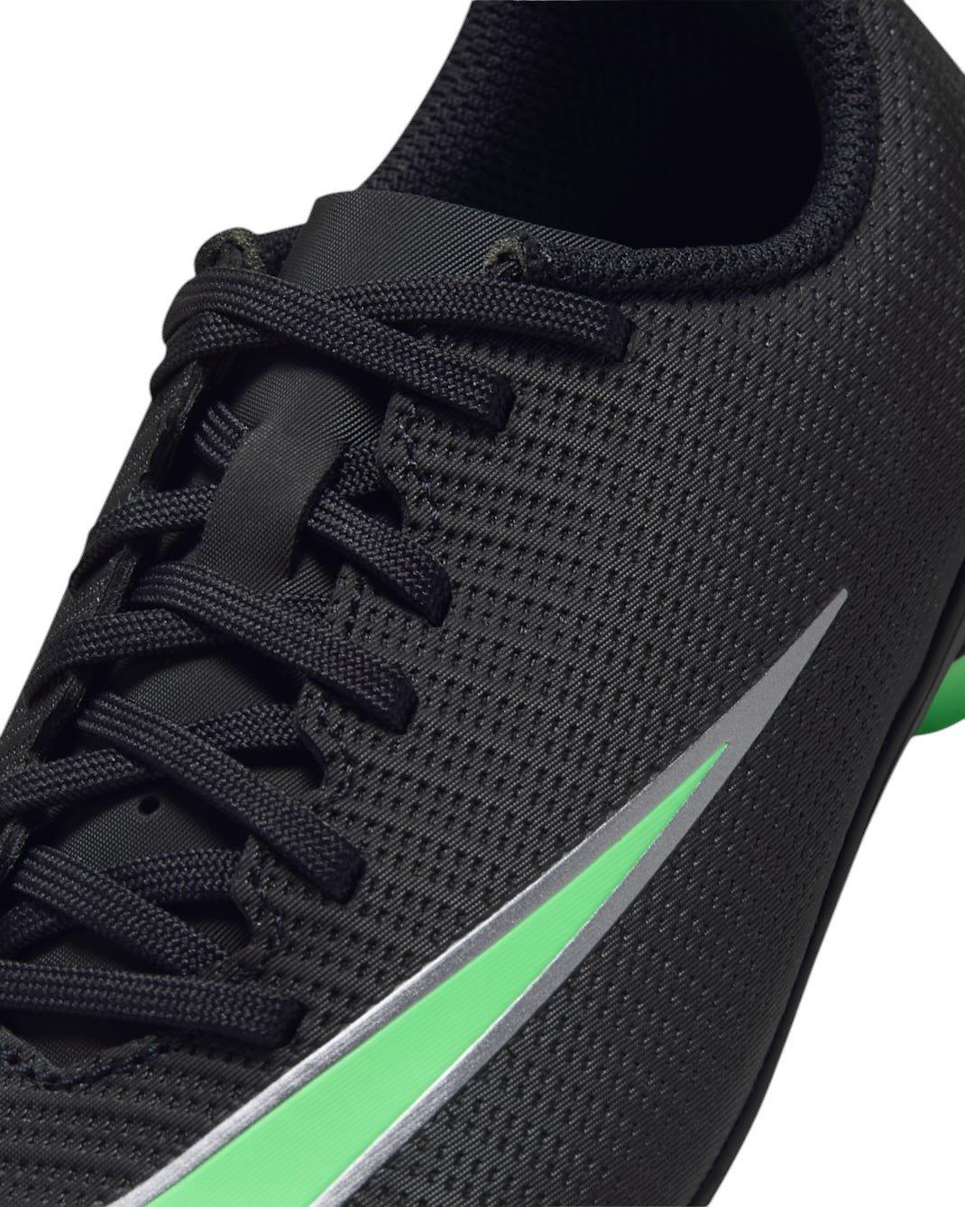Nike Mercurial Vapor 17 Club MG "Black/Black/Illusion Green" Preschool Kids' Soccer Cleat - BLACK/BLACK/GREEN