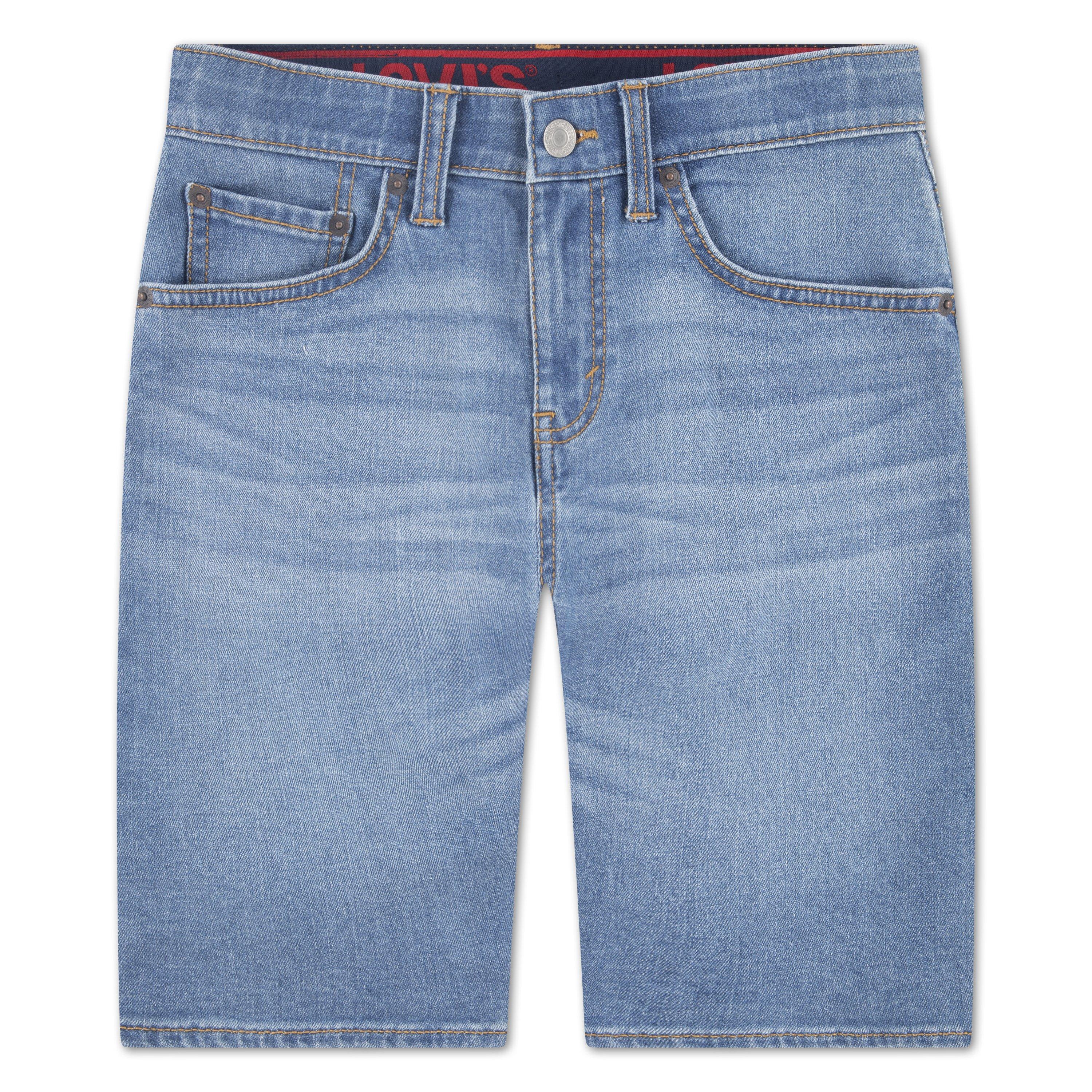 Levi's Big Boys' Performance 511 Slim Fit Lt Wash Lt Blue Denim Shorts - LT BLUE Thumbnail View 9