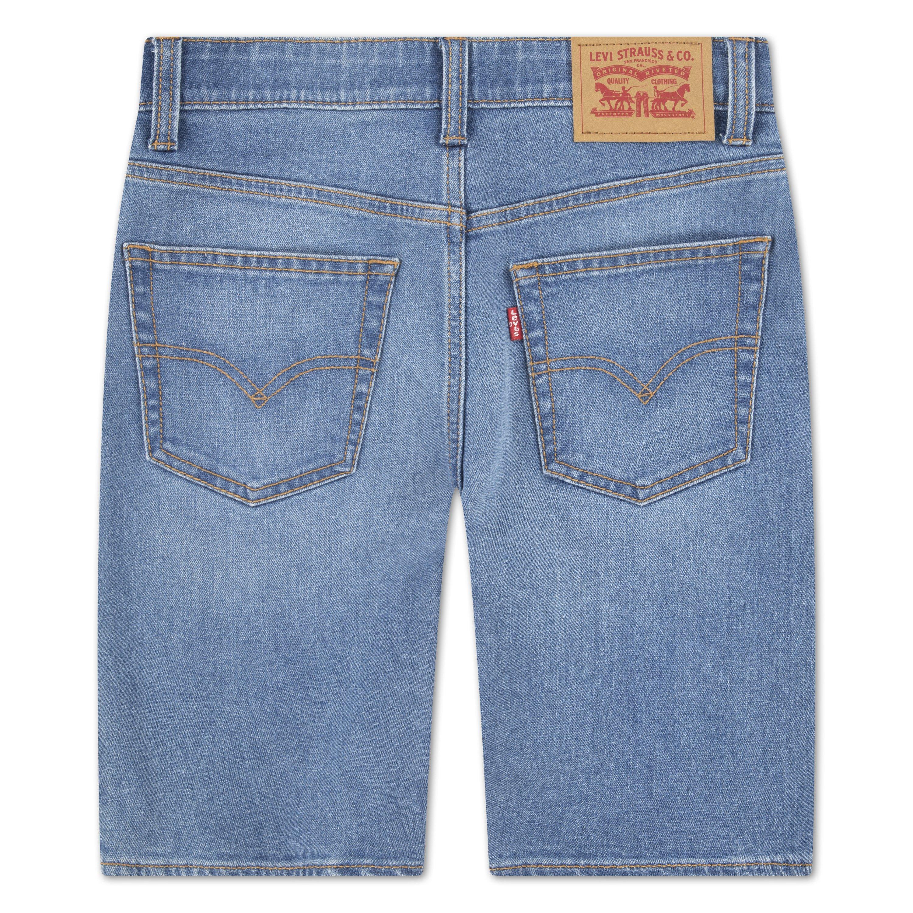 Levi's Big Boys' Performance 511 Slim Fit Lt Wash Lt Blue Denim Shorts - LT BLUE Thumbnail View 10