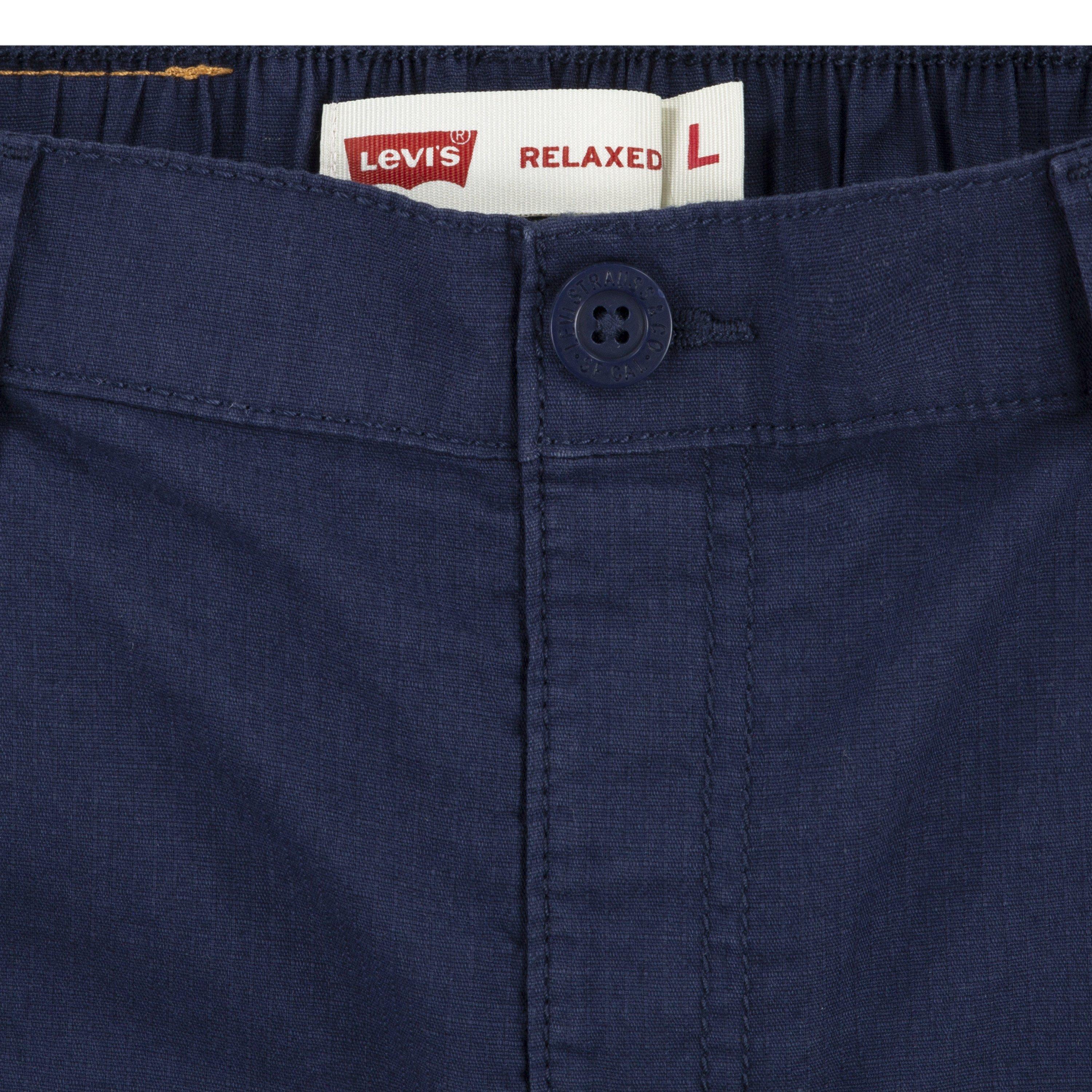 Levi's Cotton Cargo Big Boys' Navy Shorts