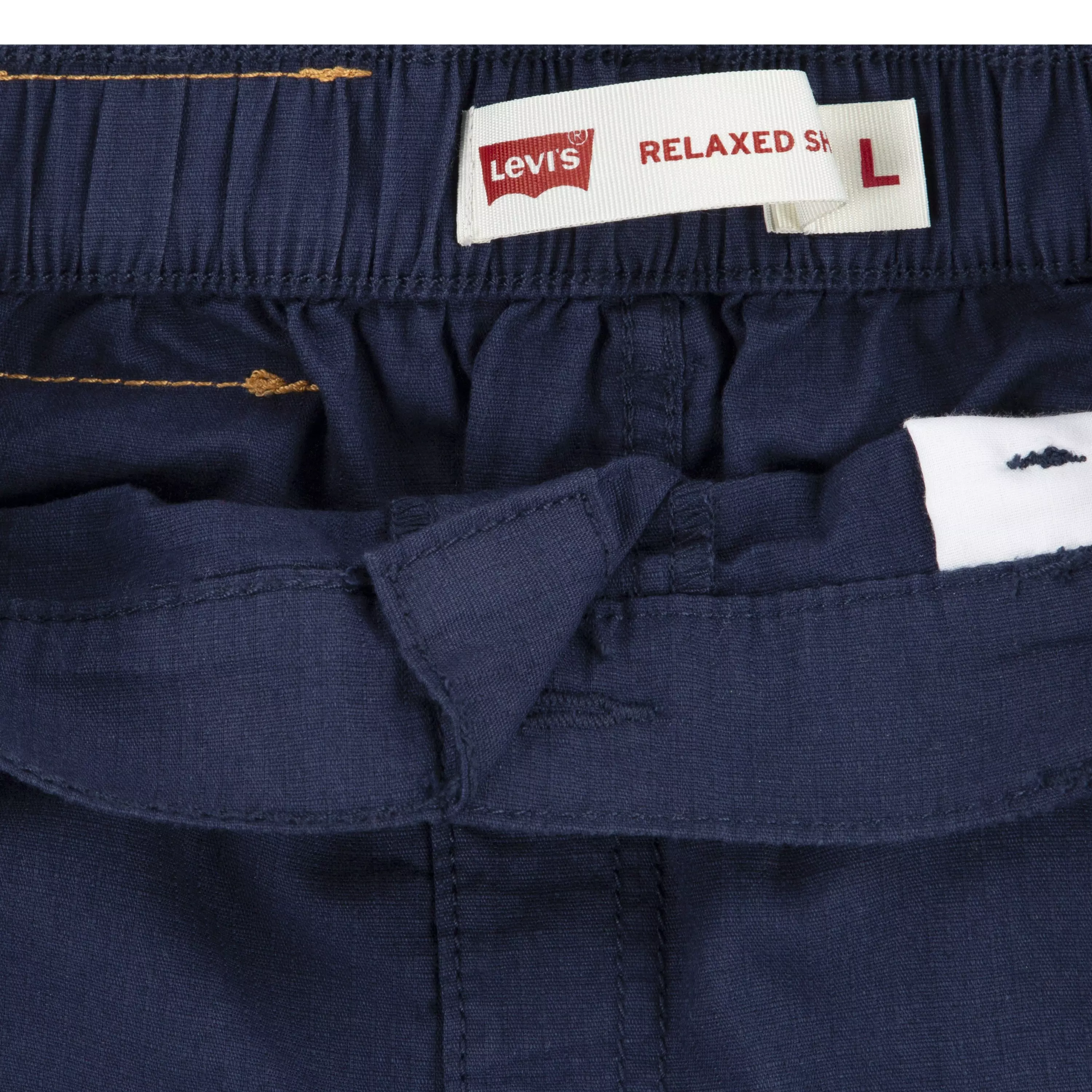 Levi's Big Boys' Cotton Cargo Shorts -Navy - NAVY