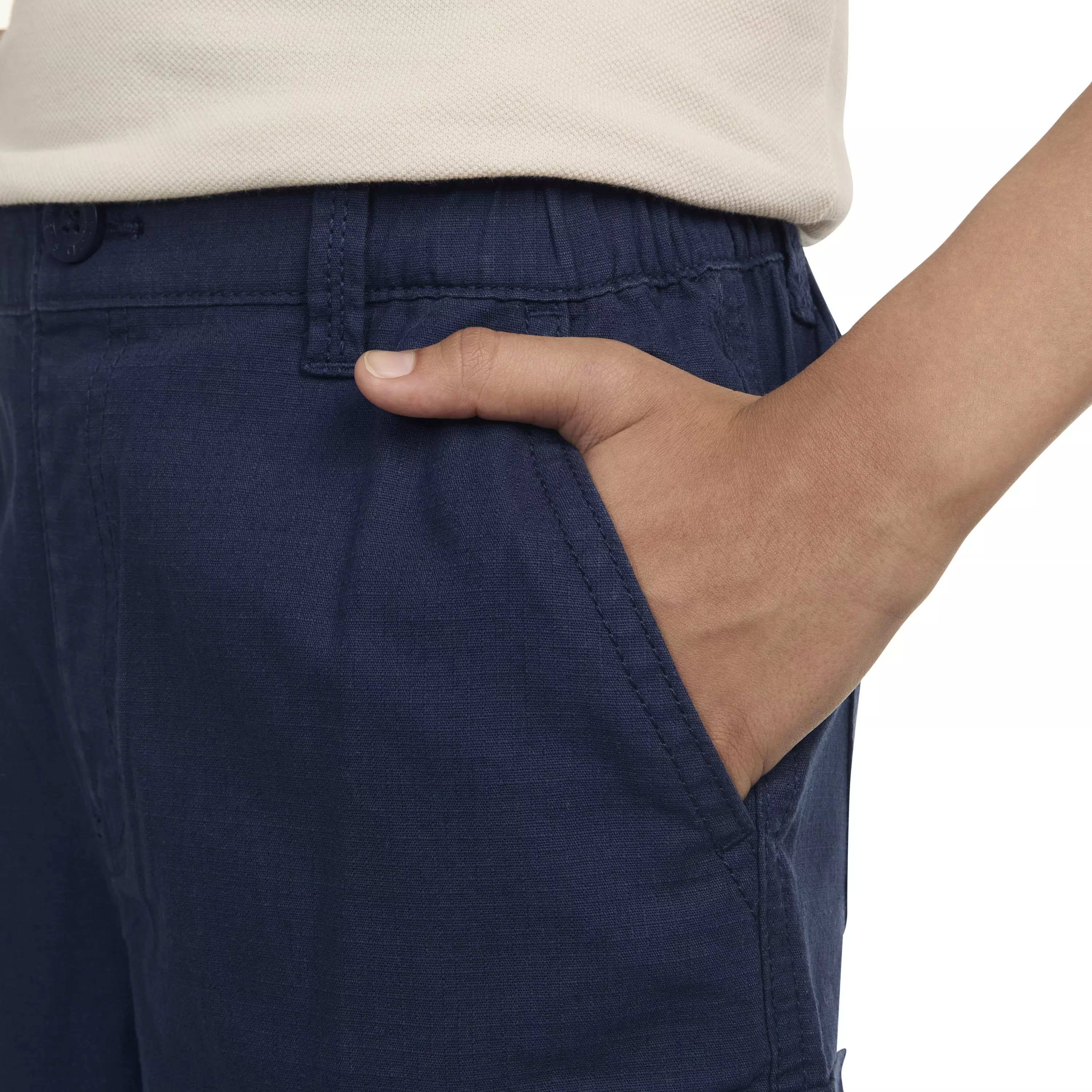 Levi's Big Boys' Cotton Cargo Shorts -Navy - NAVY