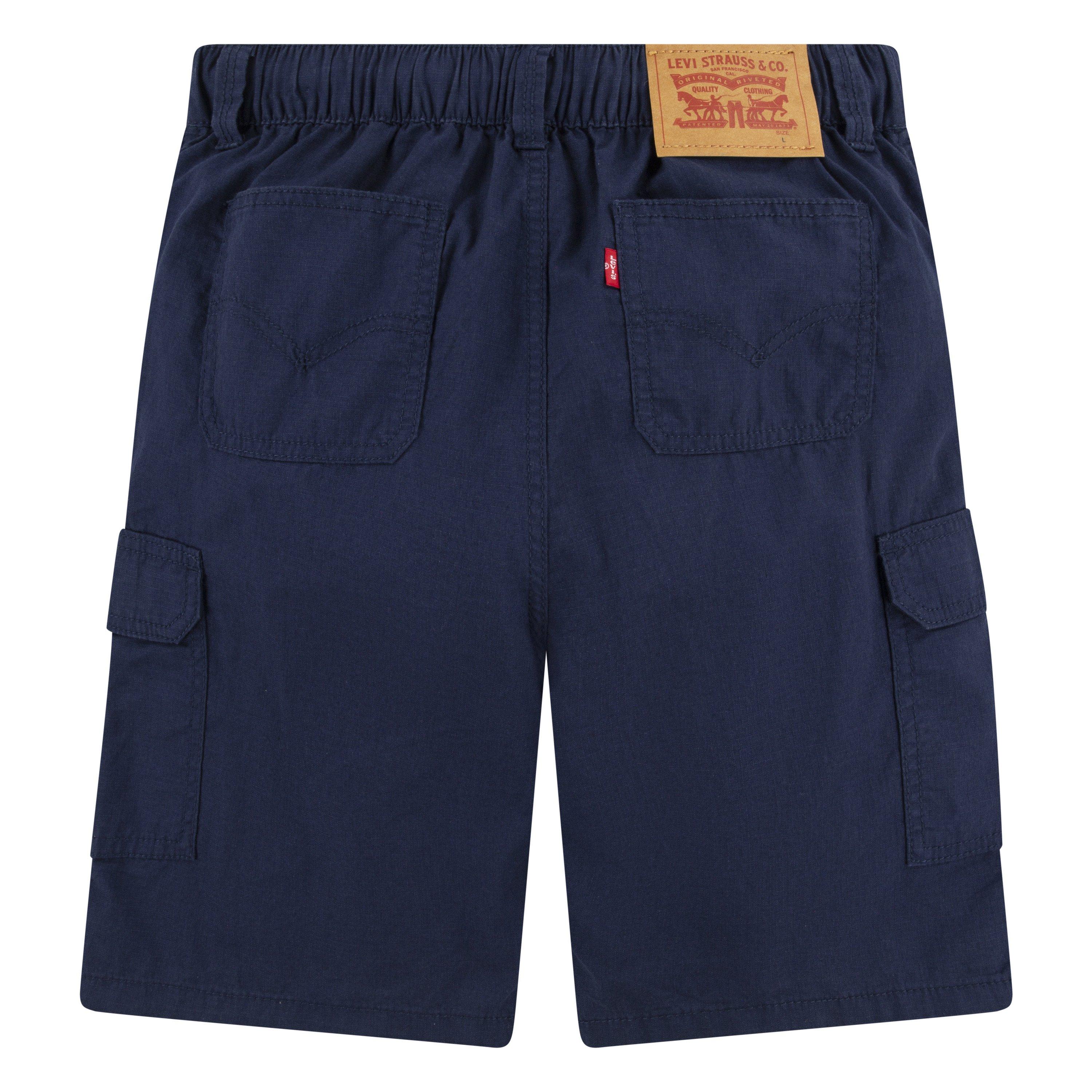 Levi's Cotton Cargo Big Boys' Navy Shorts
