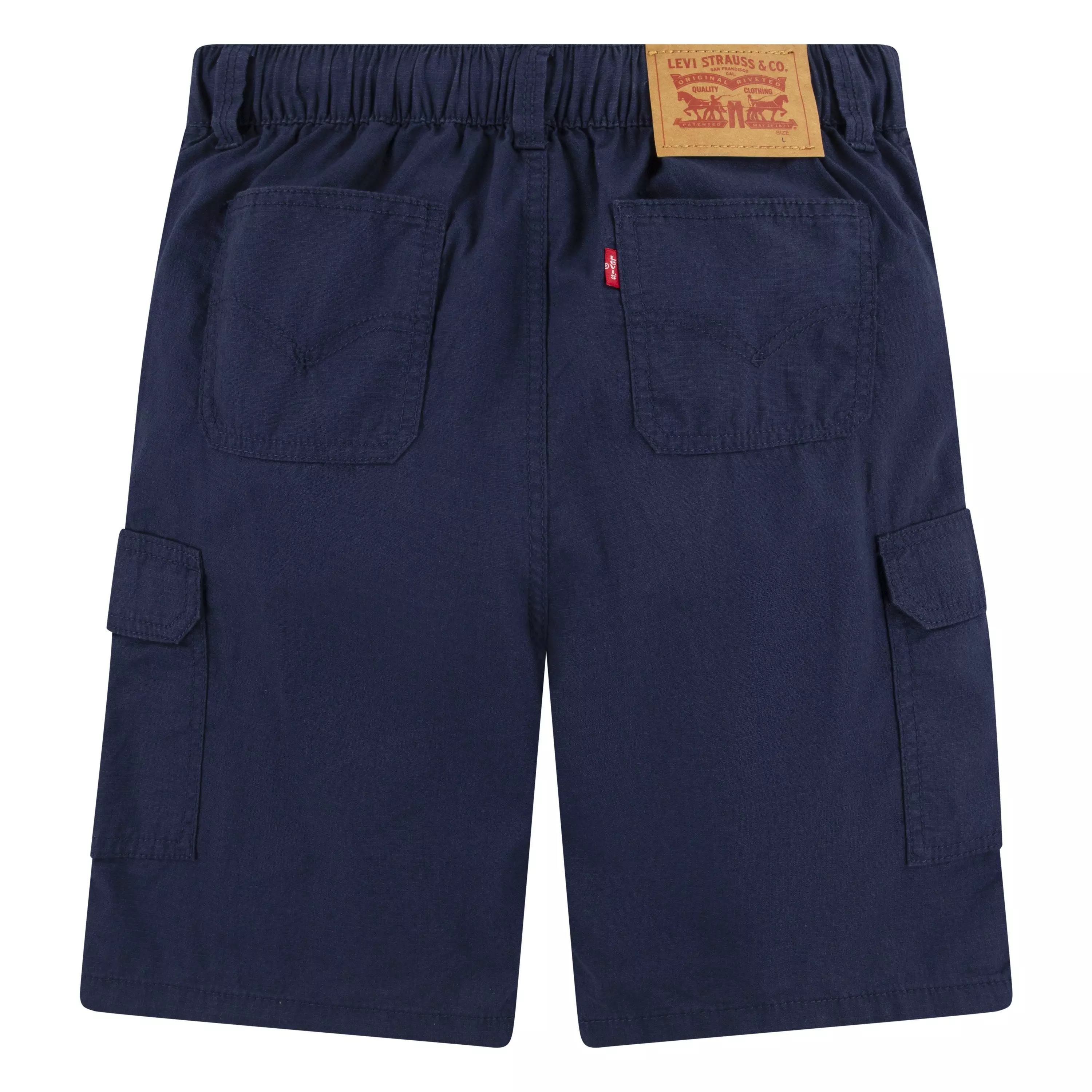Levi's Big Boys' Cotton Cargo Shorts -Navy - NAVY