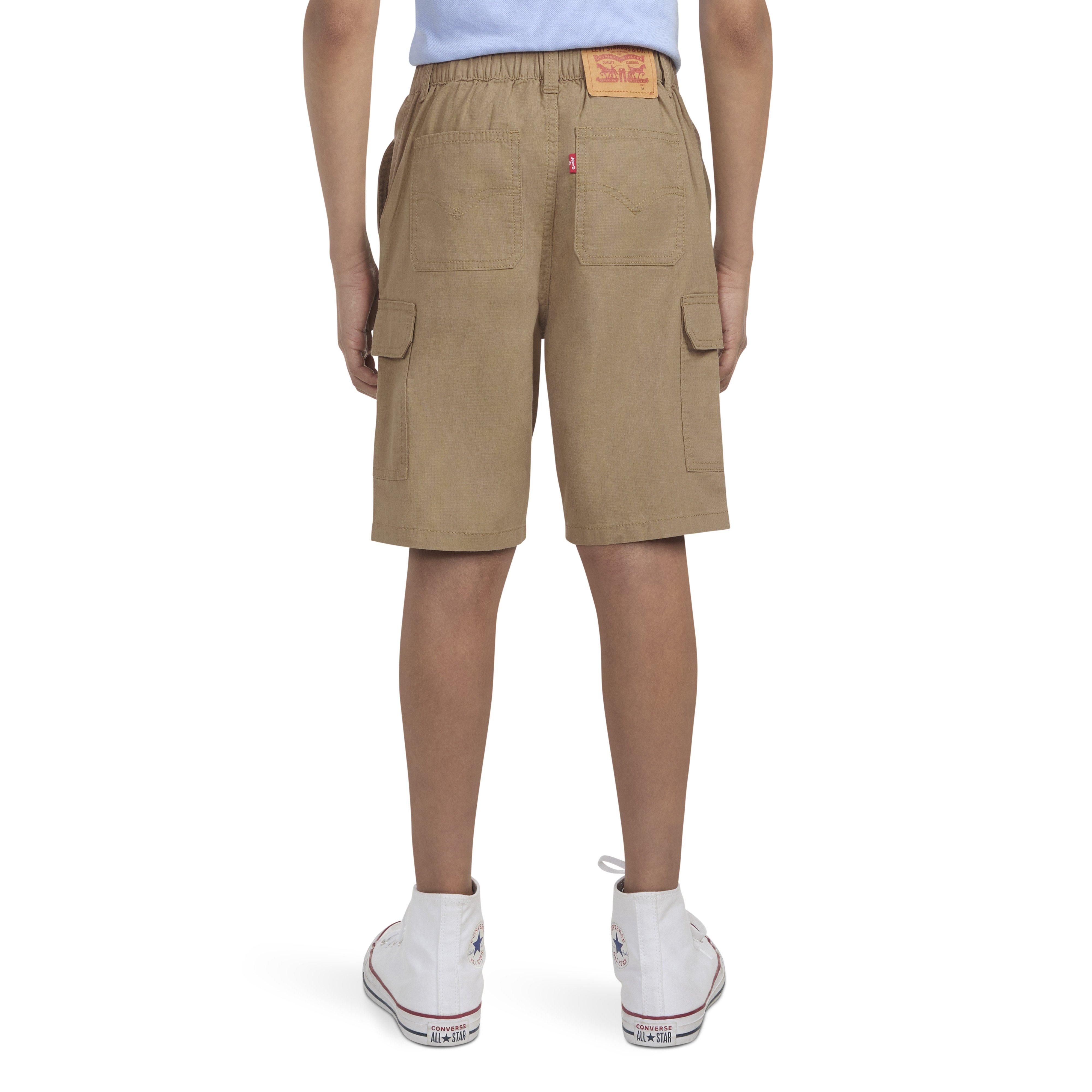 Levi's Cotton Cargo Big Boys' Gold Shorts