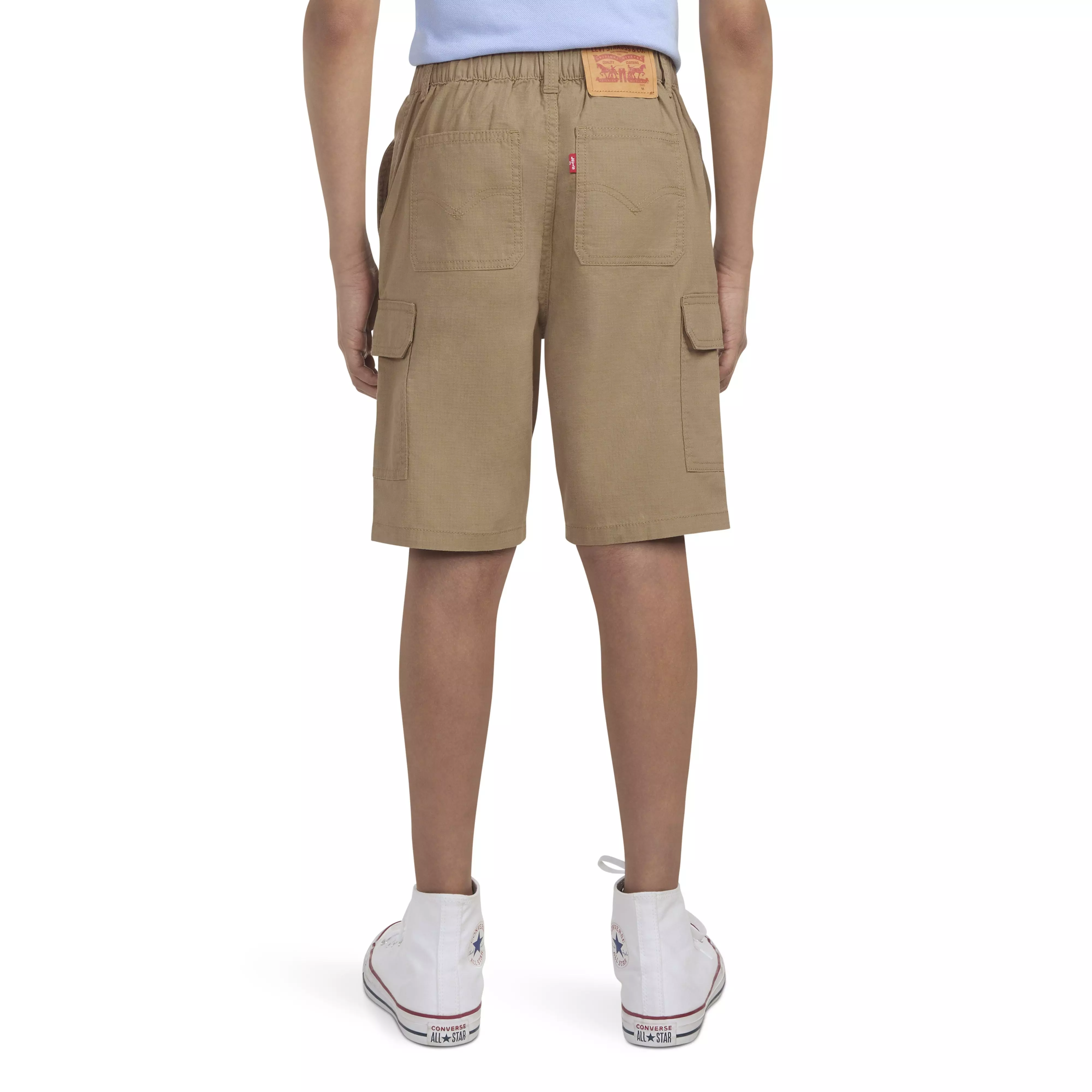 Levi's Big Boys' Cotton Cargo Shorts -Gold - GOLD