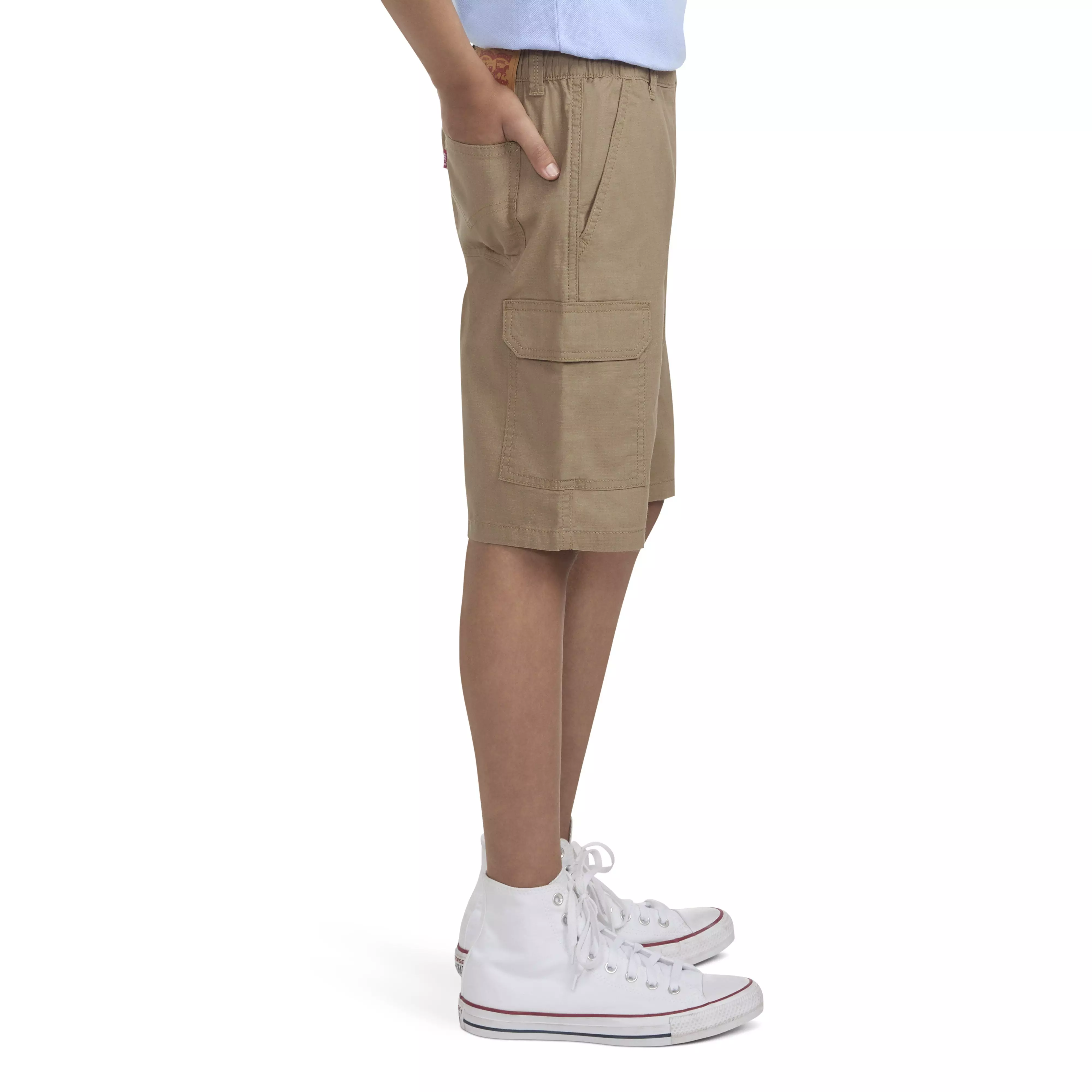 Levi's Big Boys' Cotton Cargo Shorts -Gold - GOLD