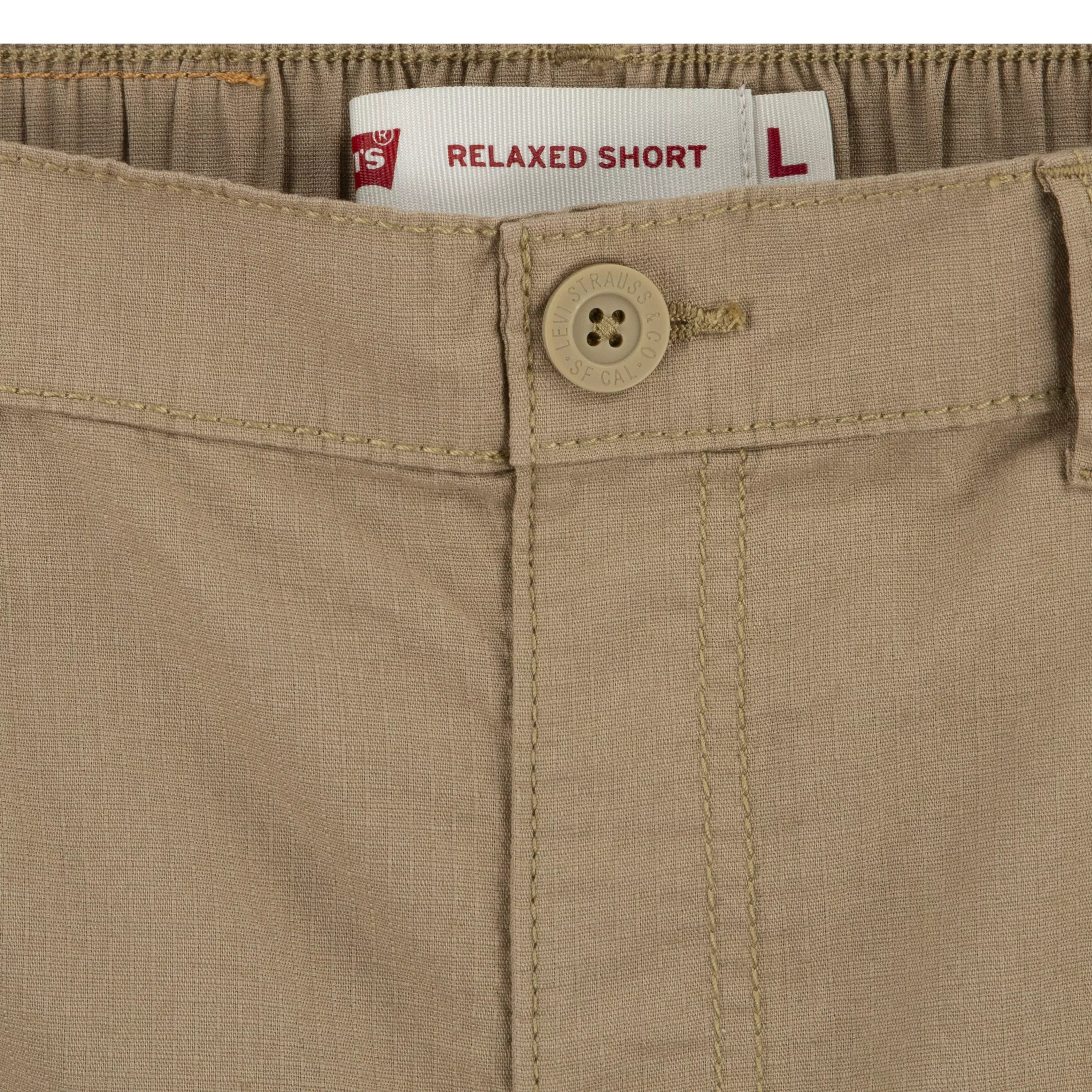 Levi's Big Boys' Cotton Cargo Shorts -Gold - GOLD