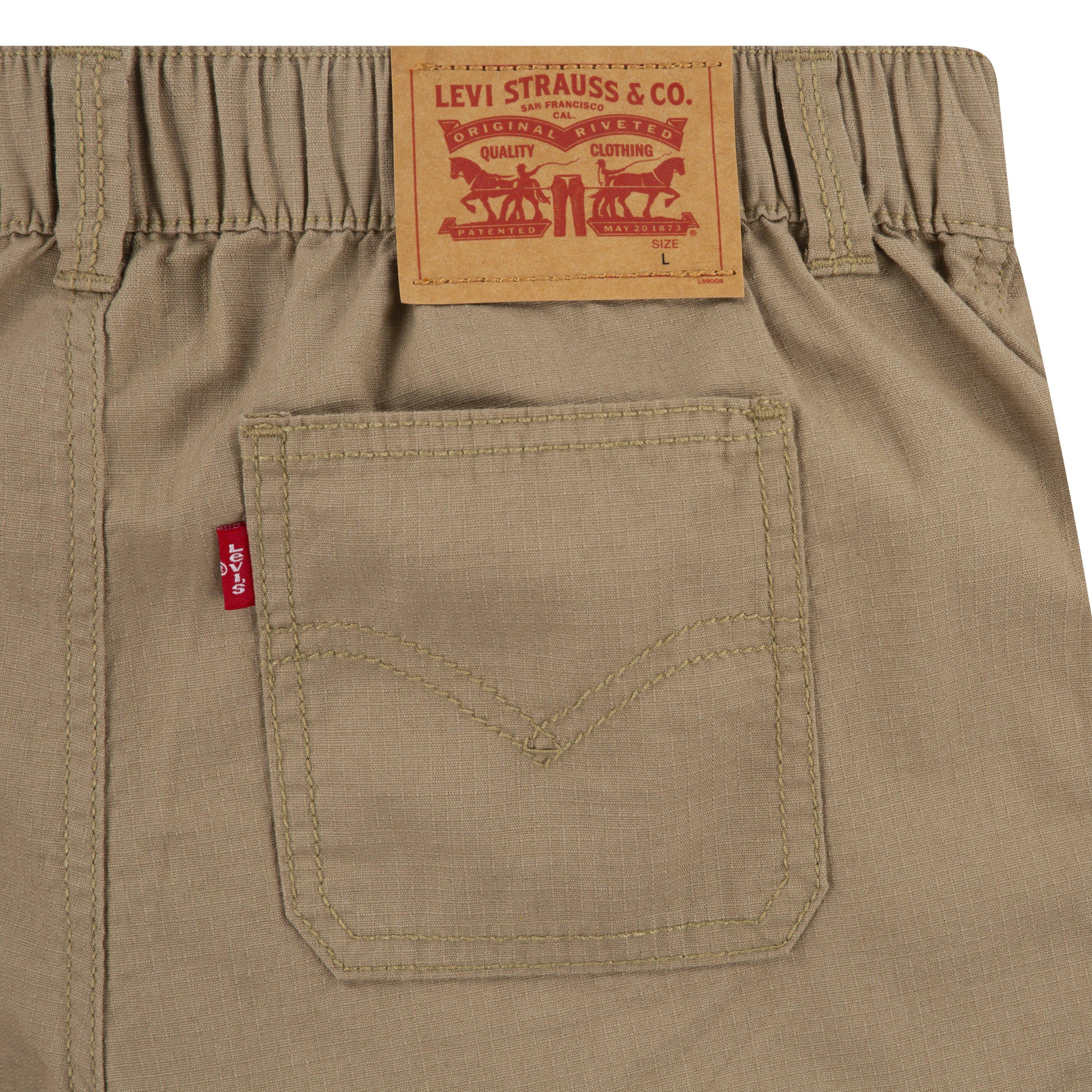 Levi's Cotton Cargo Big Boys' Gold Shorts