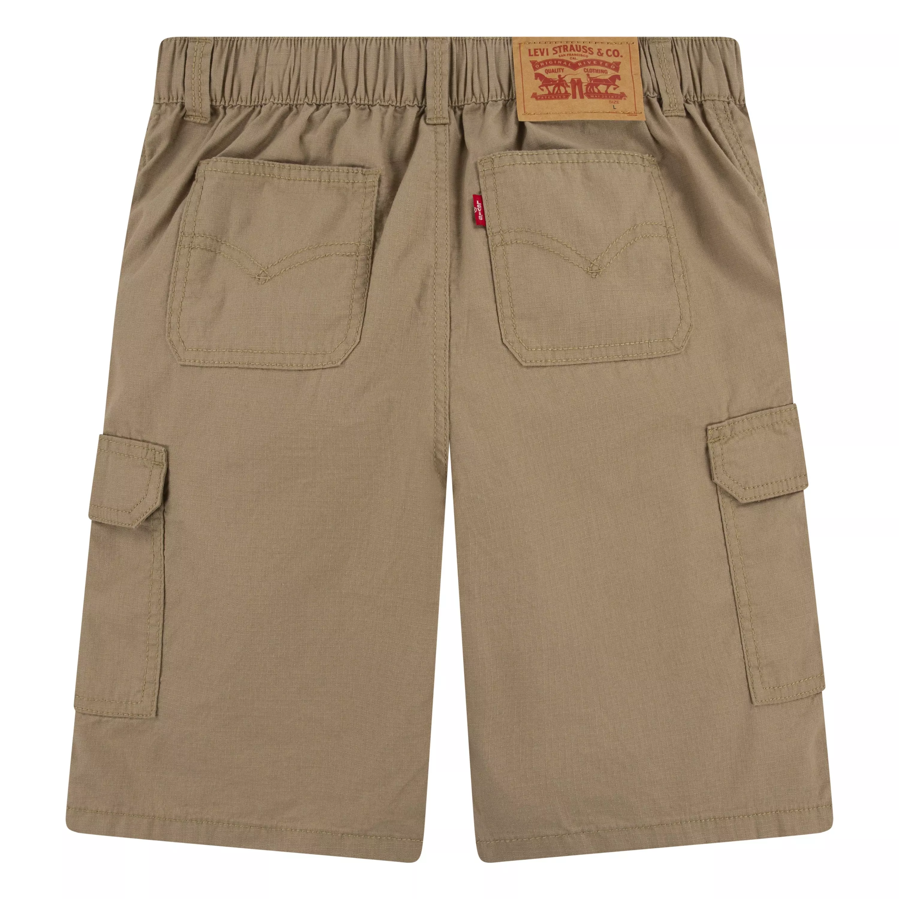 Levi's Big Boys' Cotton Cargo Shorts -Gold - GOLD