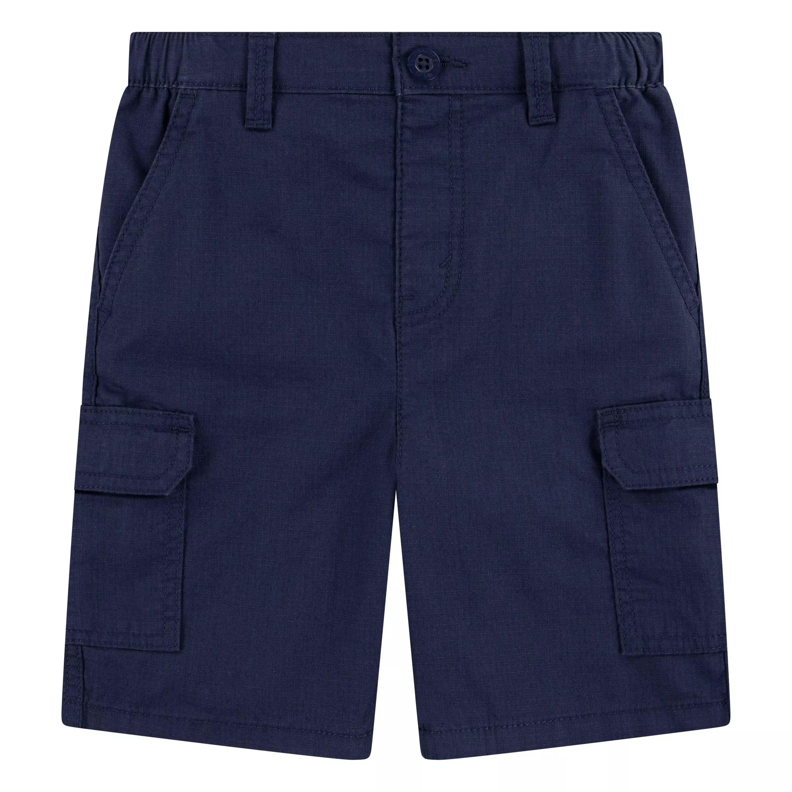 Levi's Little Boys' Elastic Waistband Cargo Shorts -Navy - NAVY