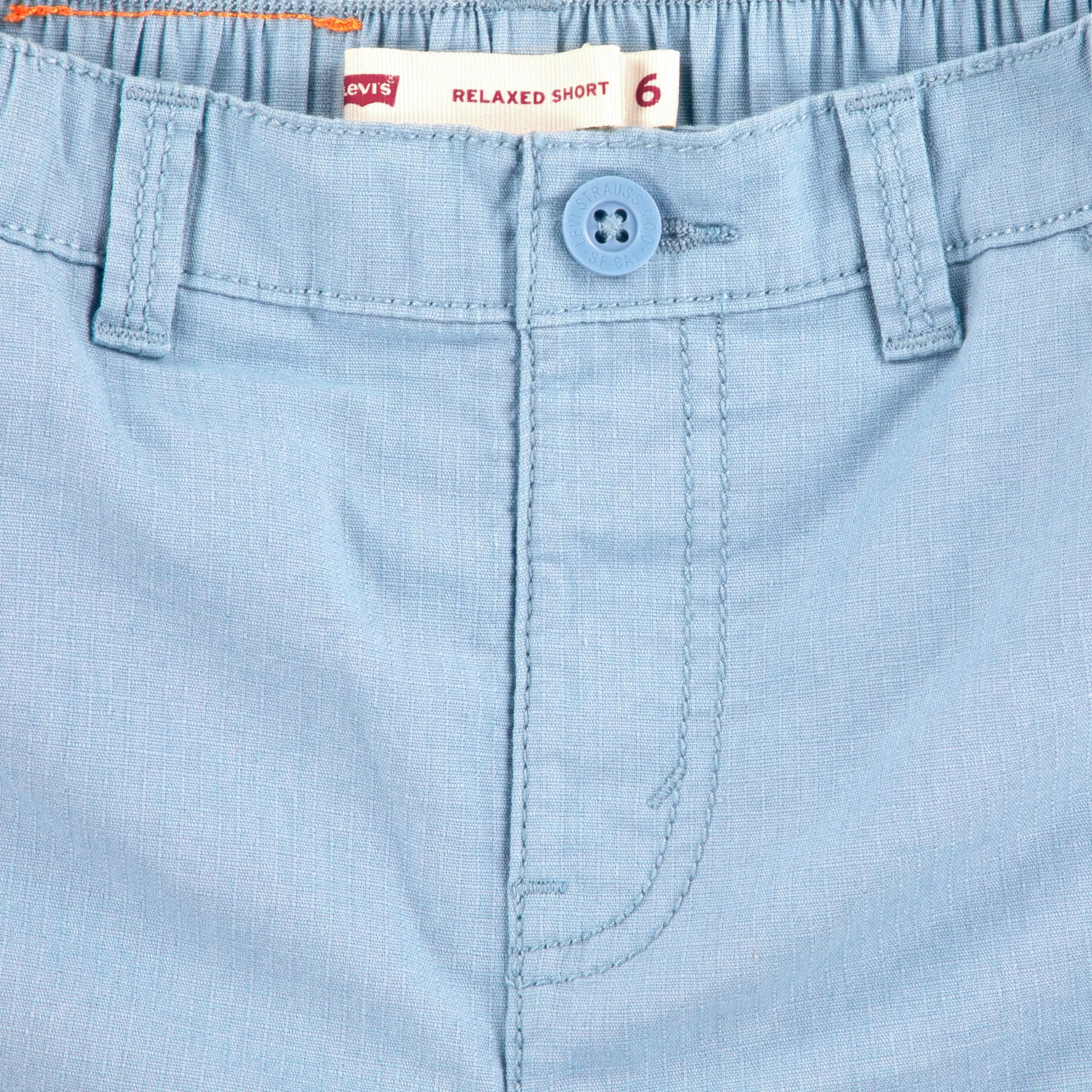 Levi's Little Boys' Elastic Waistband Cargo Shorts -Lt Blue - LT BLUE