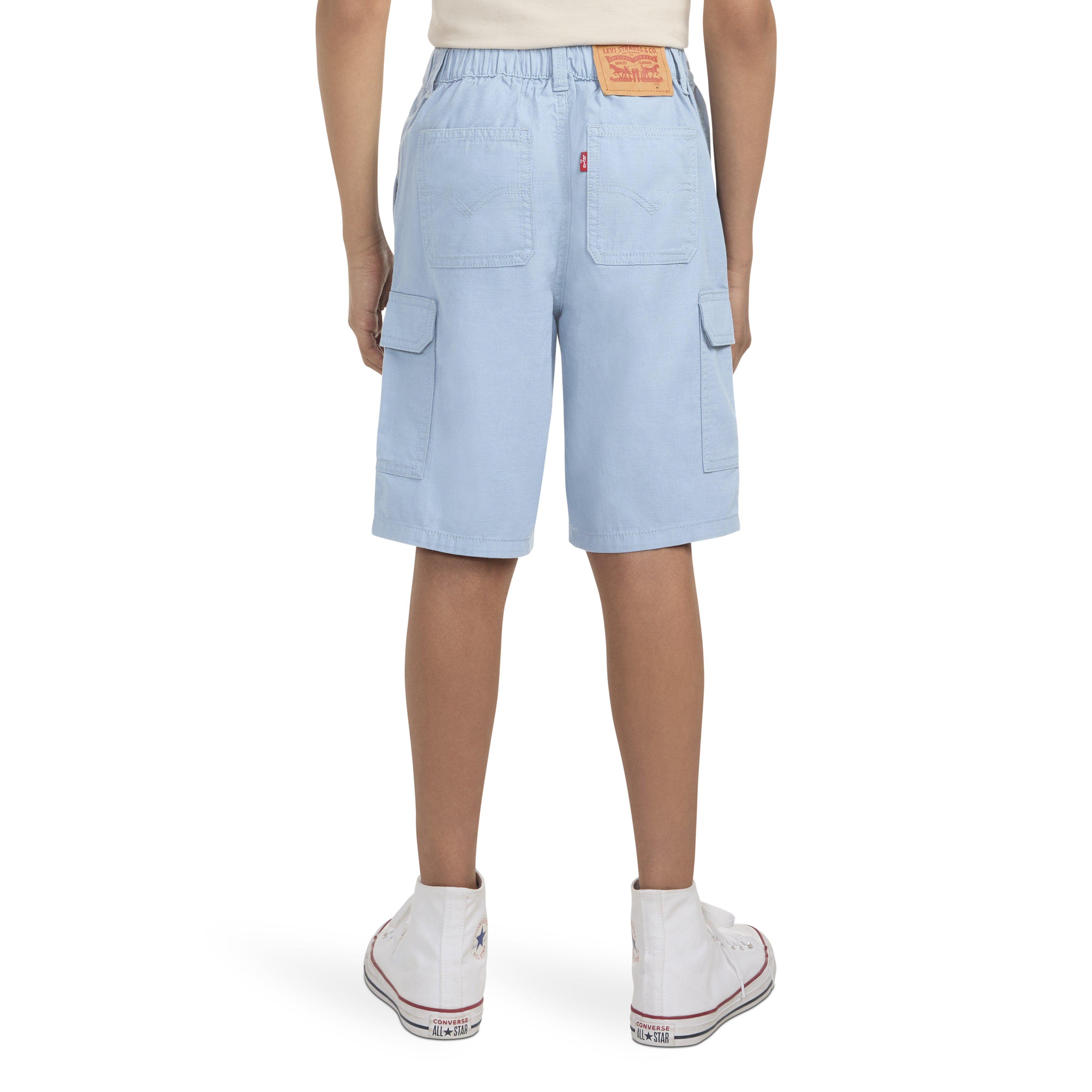Levi's Big Boys' Cotton Cargo Shorts -Lt Blue - LT BLUE Thumbnail View 2