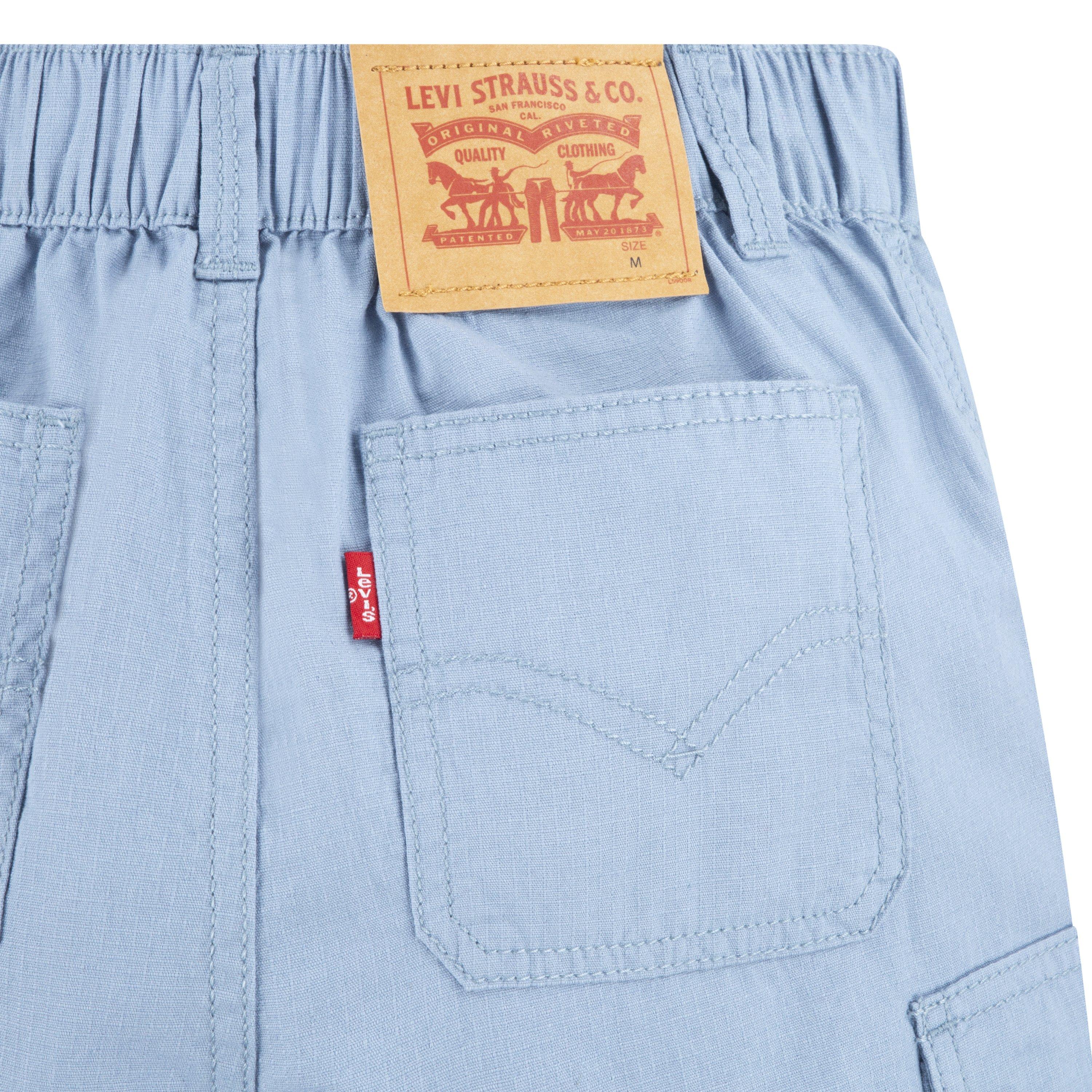 Levi's Big Boys' Cotton Cargo Shorts - Lt Blue - LT BLUE Thumbnail View 6