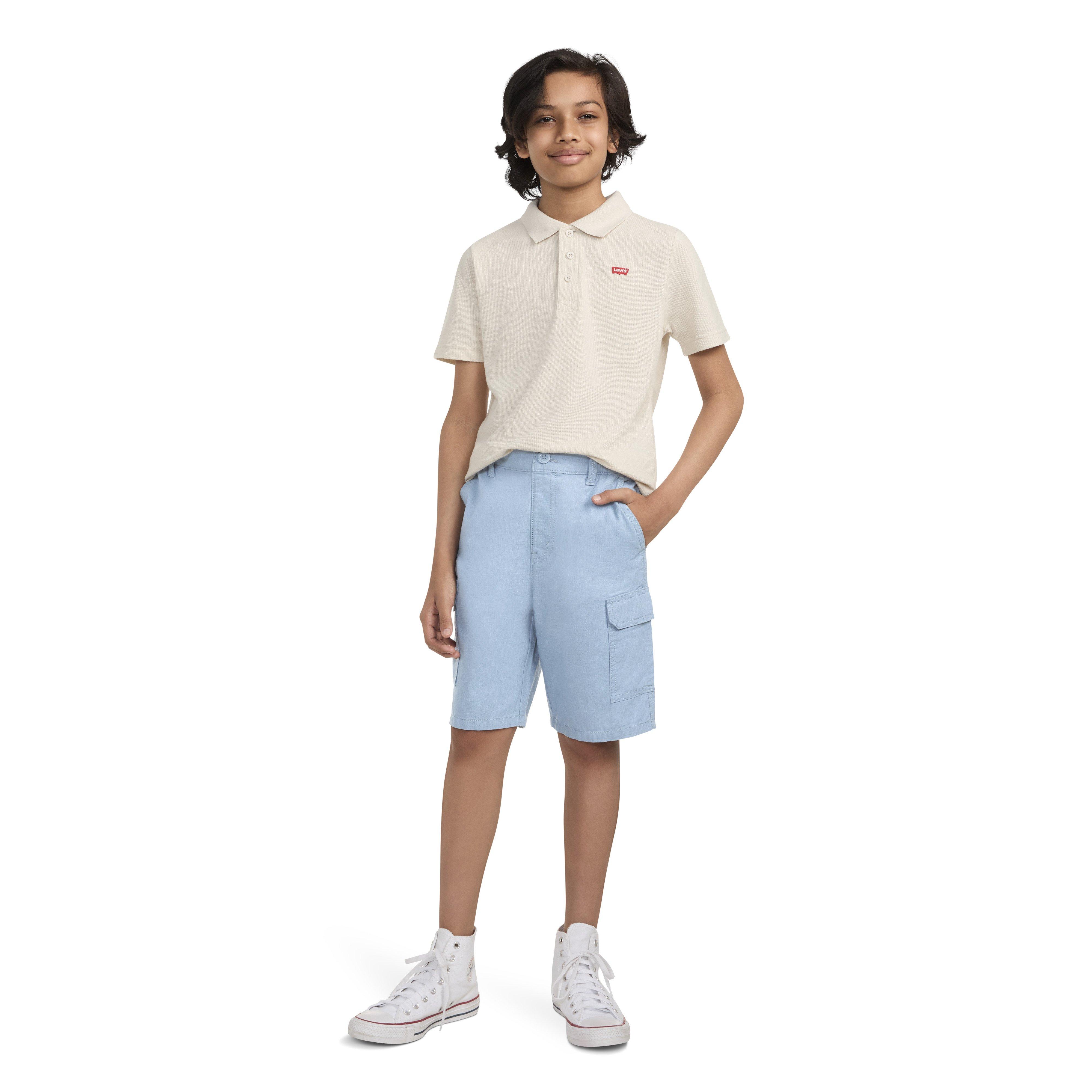 Levi's Big Boys' Cotton Cargo Shorts -Lt Blue - LT BLUE Thumbnail View 9