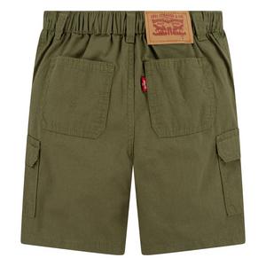 Levi's Little Boys' Elastic Waistband Cargo Shorts -Olive Green