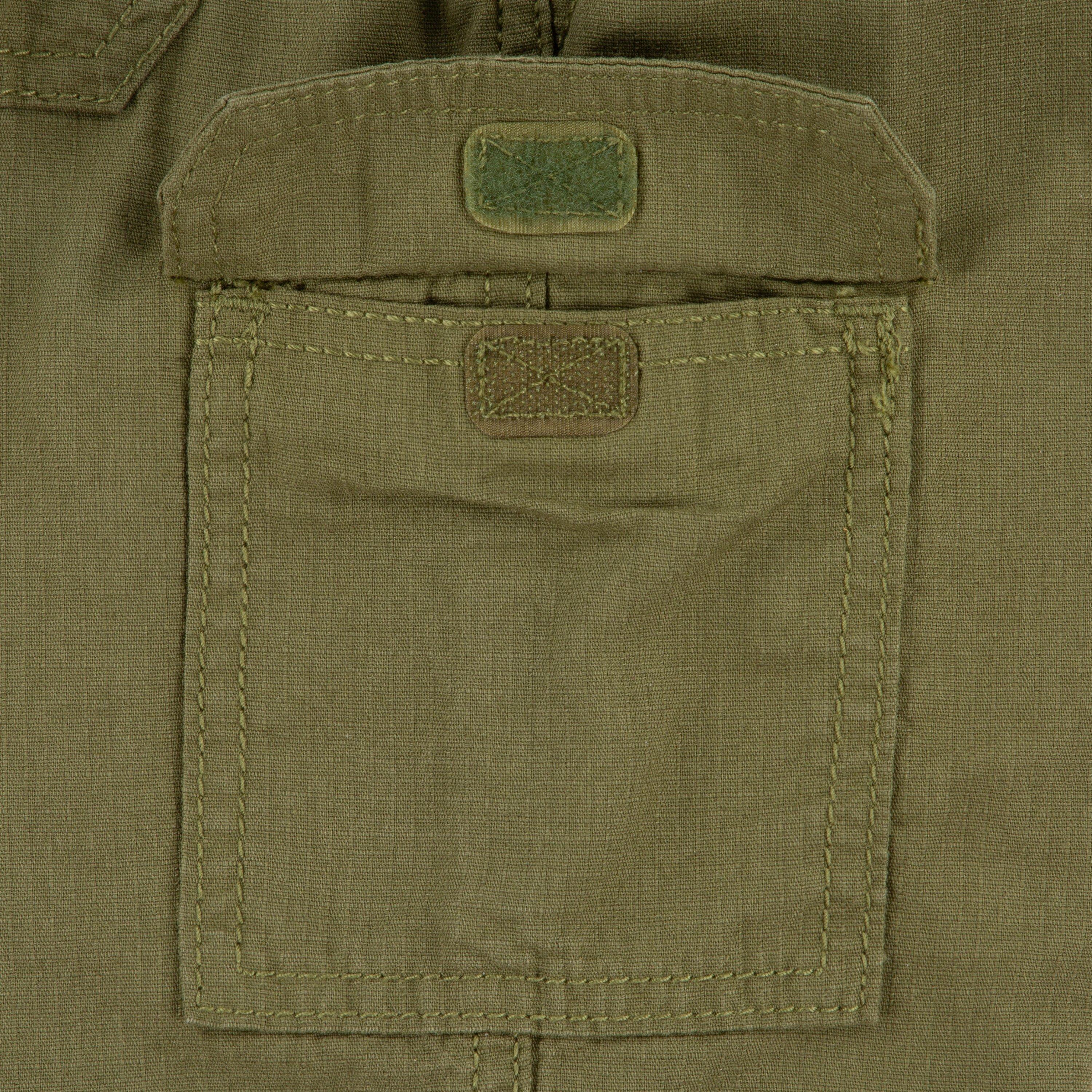 Levi's Elastic Waistband Little Boys' Olive Green Cargo Shorts