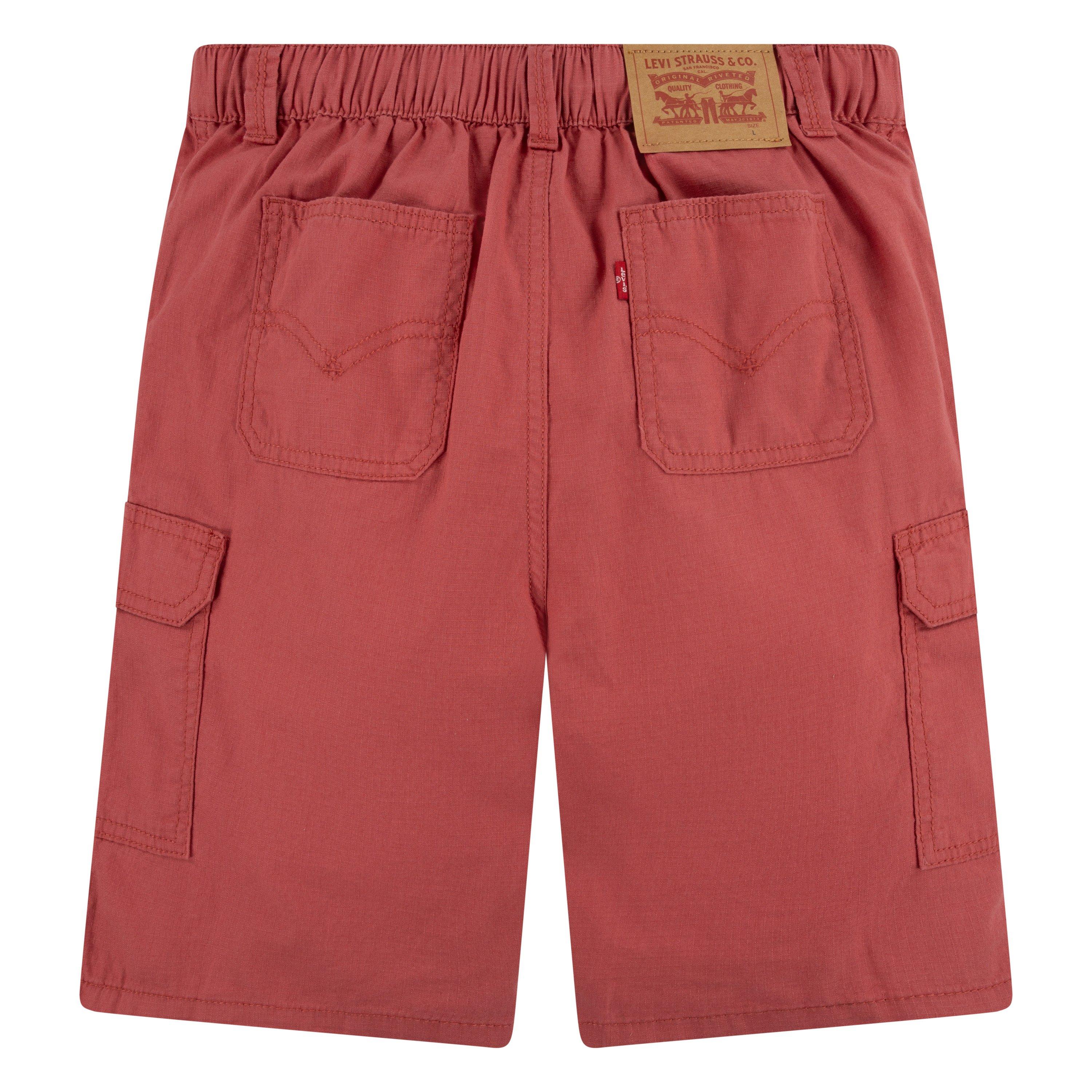 Levi's Cotton Cargo Big Boys' Red Shorts