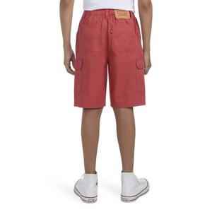 Levi's Big Boys' Cotton Cargo Shorts -Red