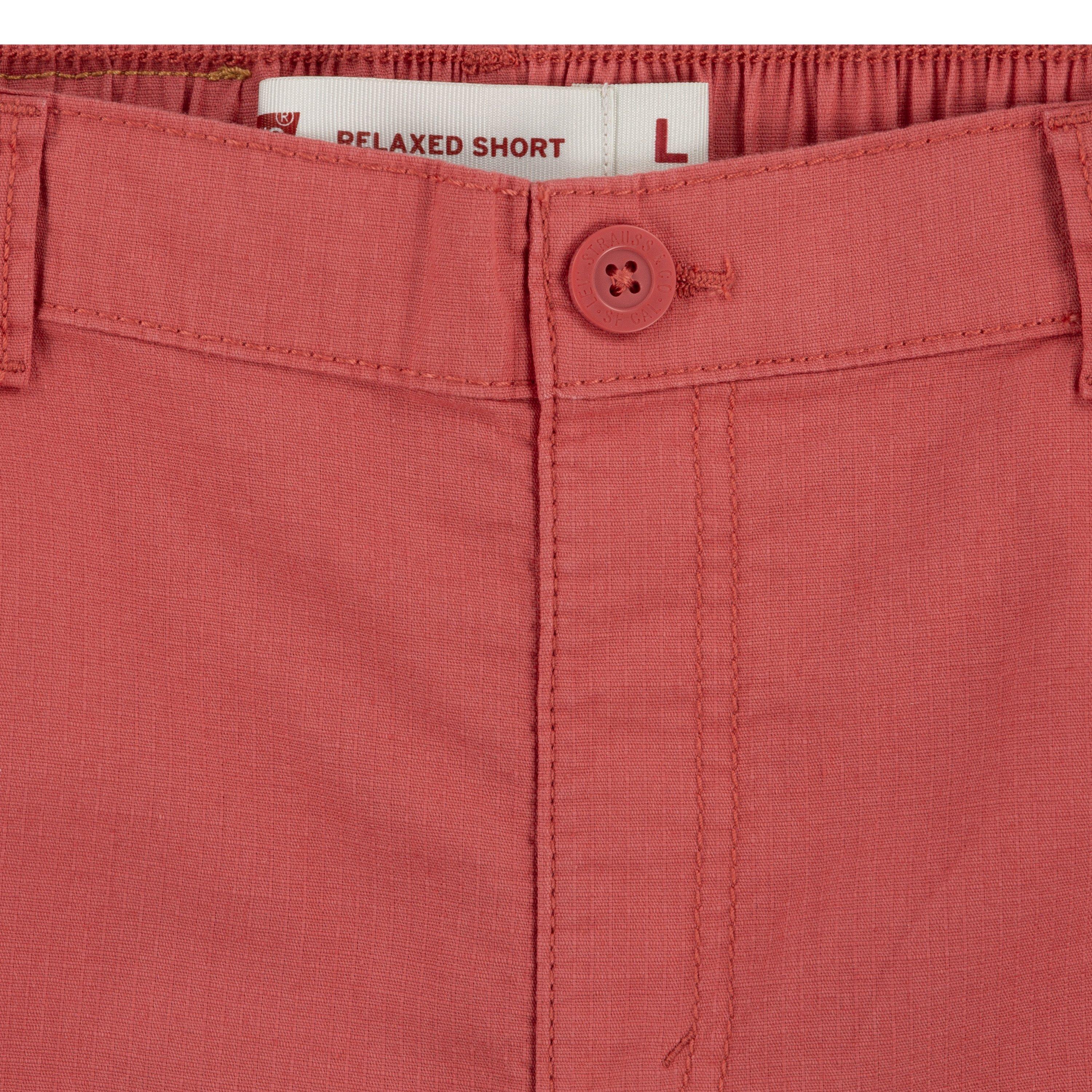 Levi's Cotton Cargo Big Boys' Red Shorts