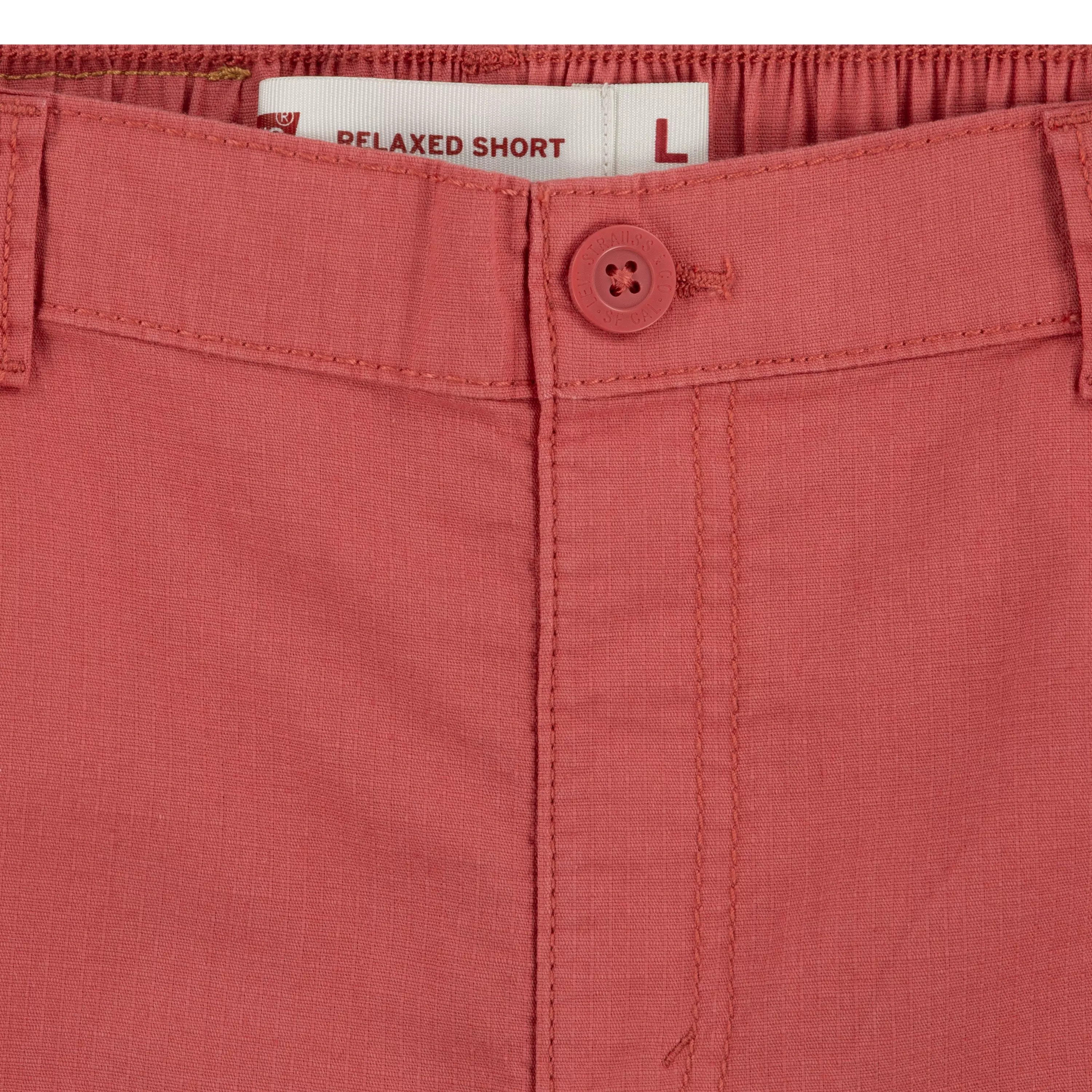 Levi's Big Boys' Cotton Cargo Shorts -Red - RED