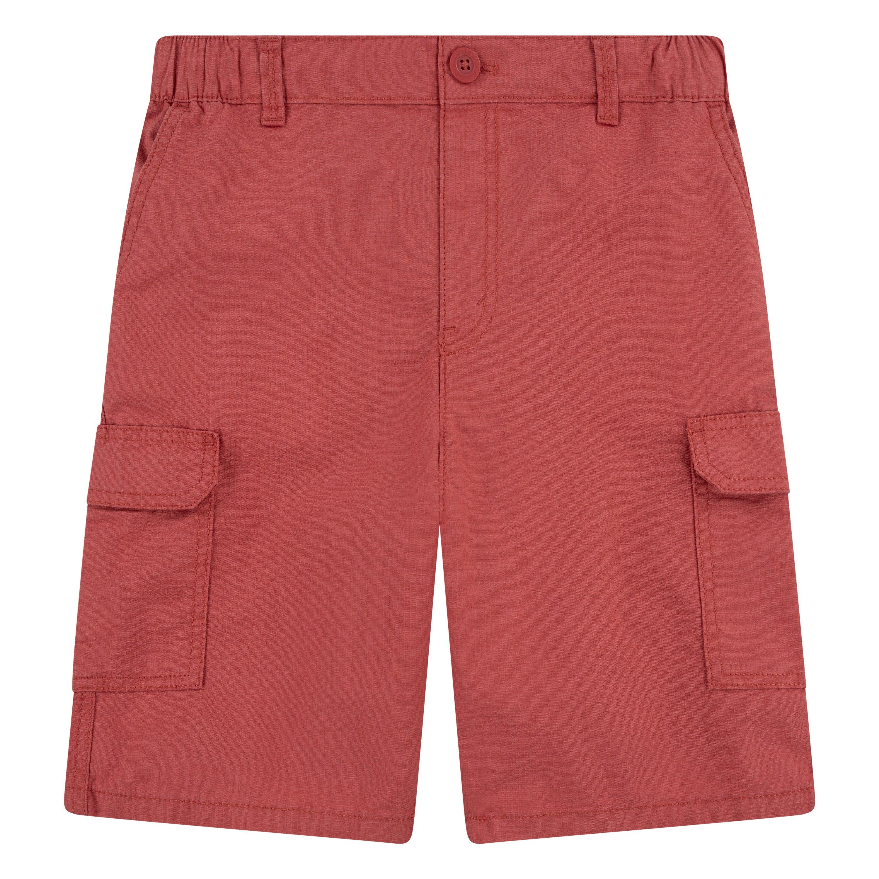 Levi's Big Boys' Cotton Cargo Shorts - Red - RED Thumbnail View 10