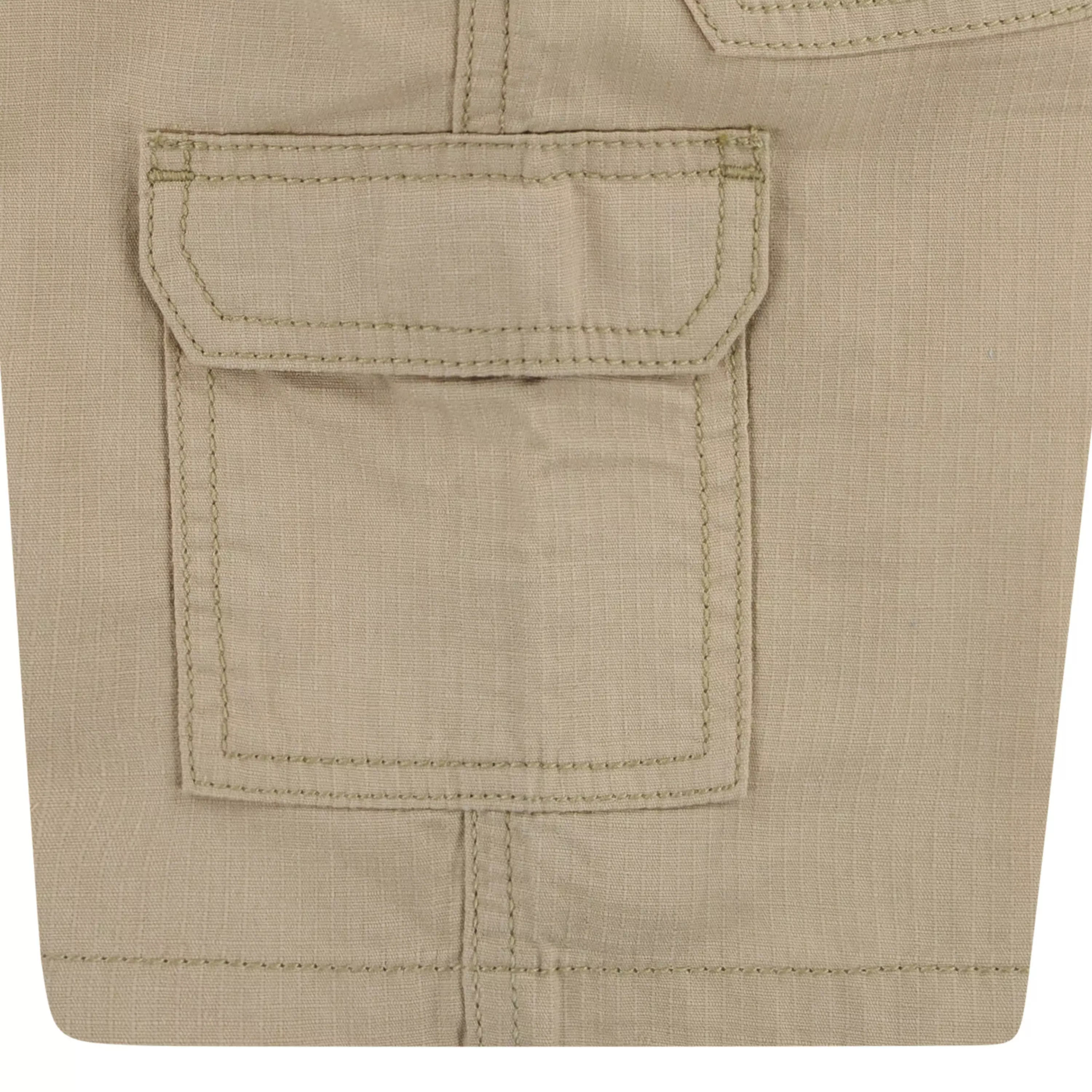 Levi's Little Boys' Elastic Waistband Cargo Shorts -Khaki - KHAKI