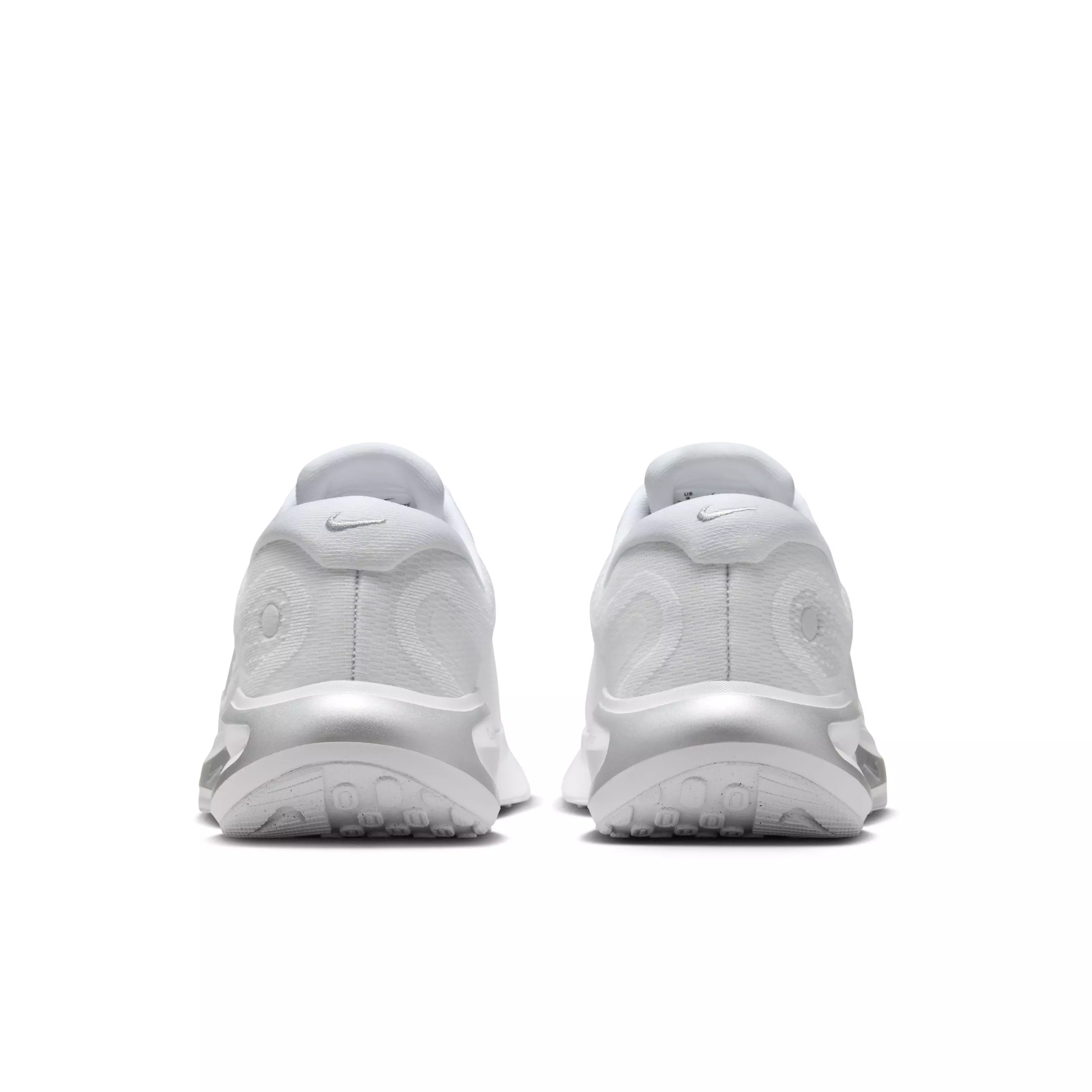Nike Journey Run "White/Pure Platinum/Metallic Silver/White" Women's Running Shoe - WHITE/PLATINUM/SILVER/WHITE