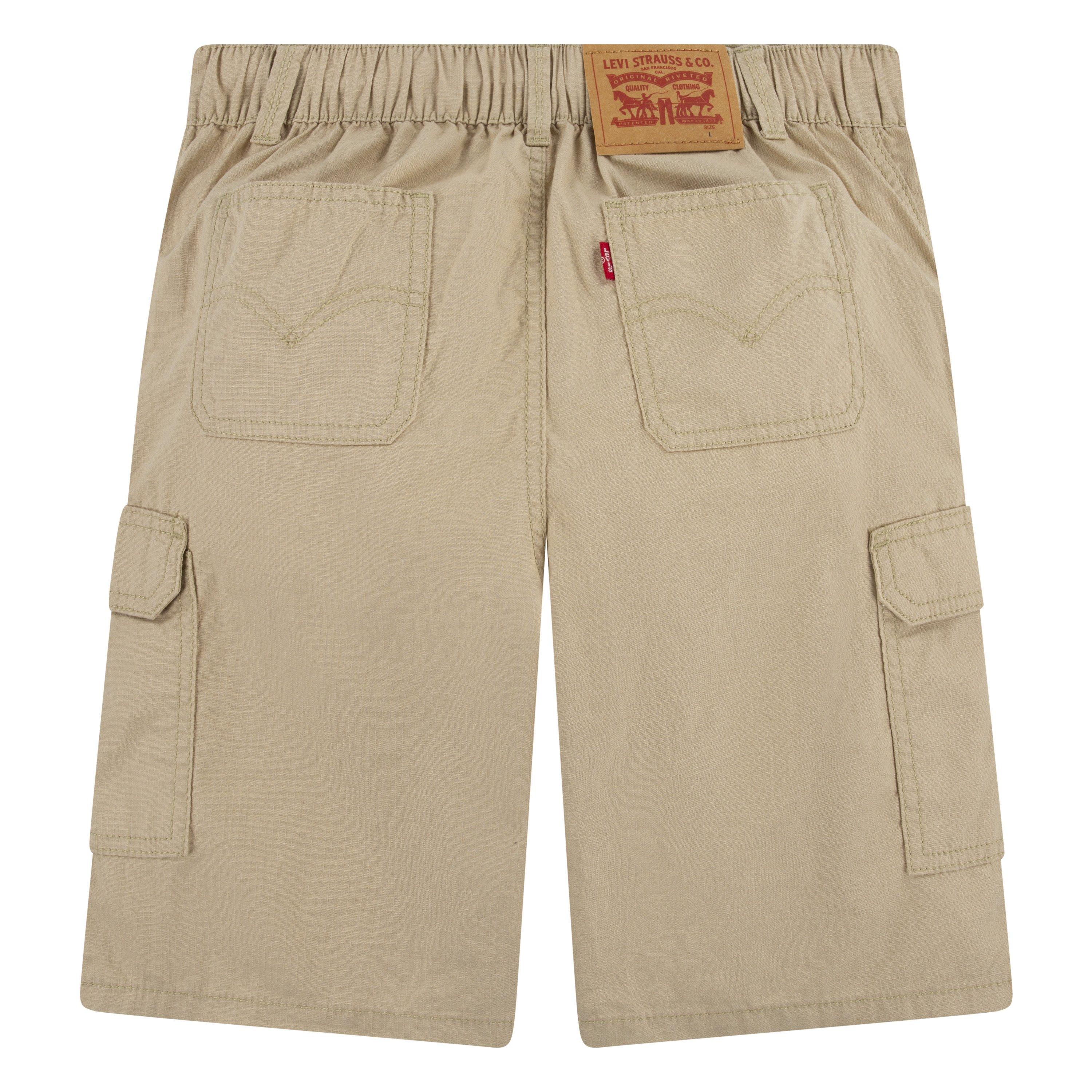 Levi's Cotton Cargo Big Boys' Khaki Shorts
