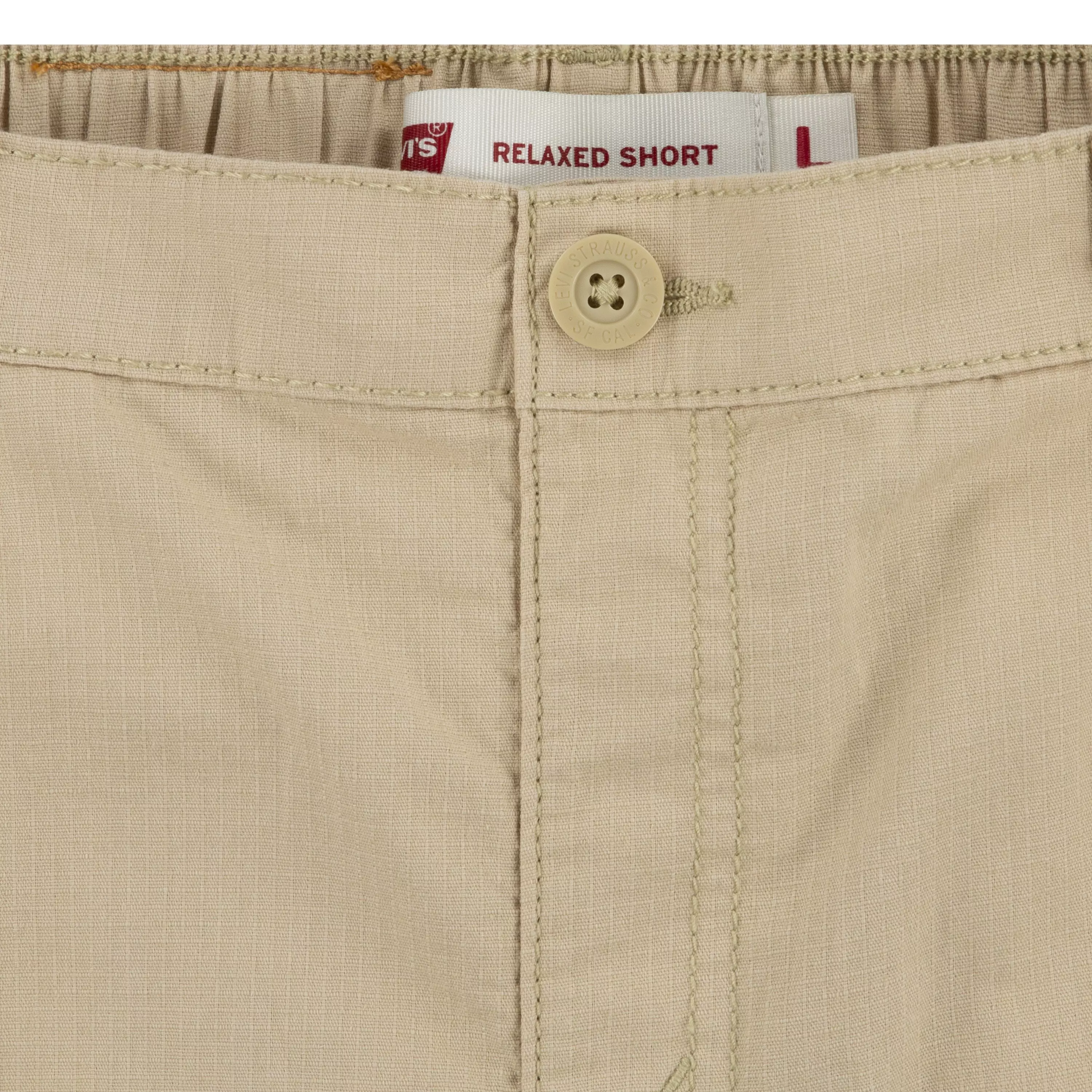 Levi's Big Boys' Cotton Cargo Shorts -Khaki - KHAKI