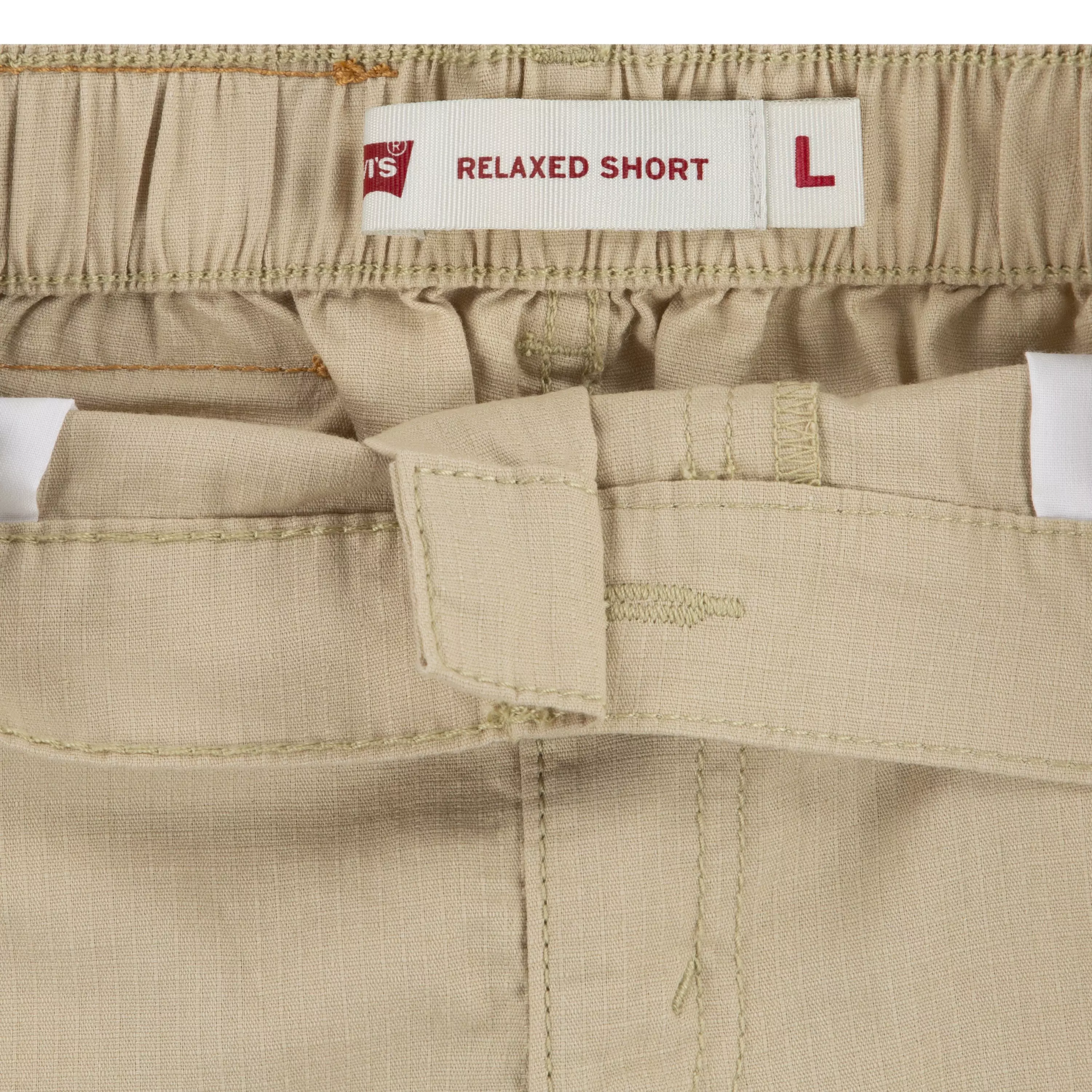 Levi's Big Boys' Cotton Cargo Shorts -Khaki - KHAKI